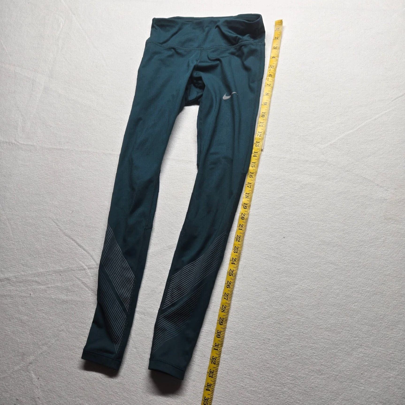 Nike Nike Capri Leggings Yoga Pants Green Stretch Dri-Fit Adult Womens XS Extra Small Size 26" / US 2 / IT 38 - 7 Thumbnail
