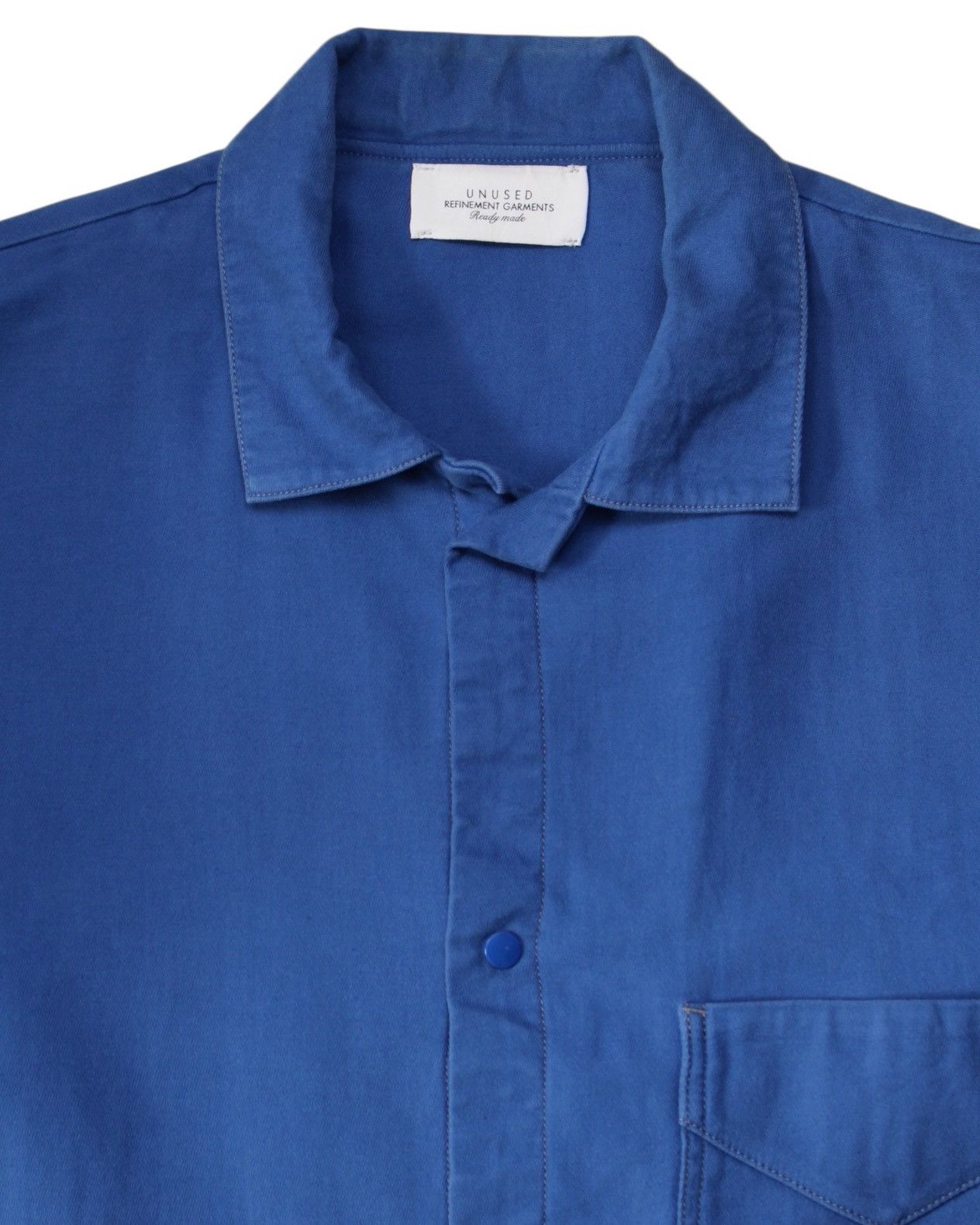 Unused SS2021 UNUSED REFINEMENT GARMENTS BICOLOR WORK CHORE JACKET Size US L / EU 52-54 / 3 - 3 Thumbnail