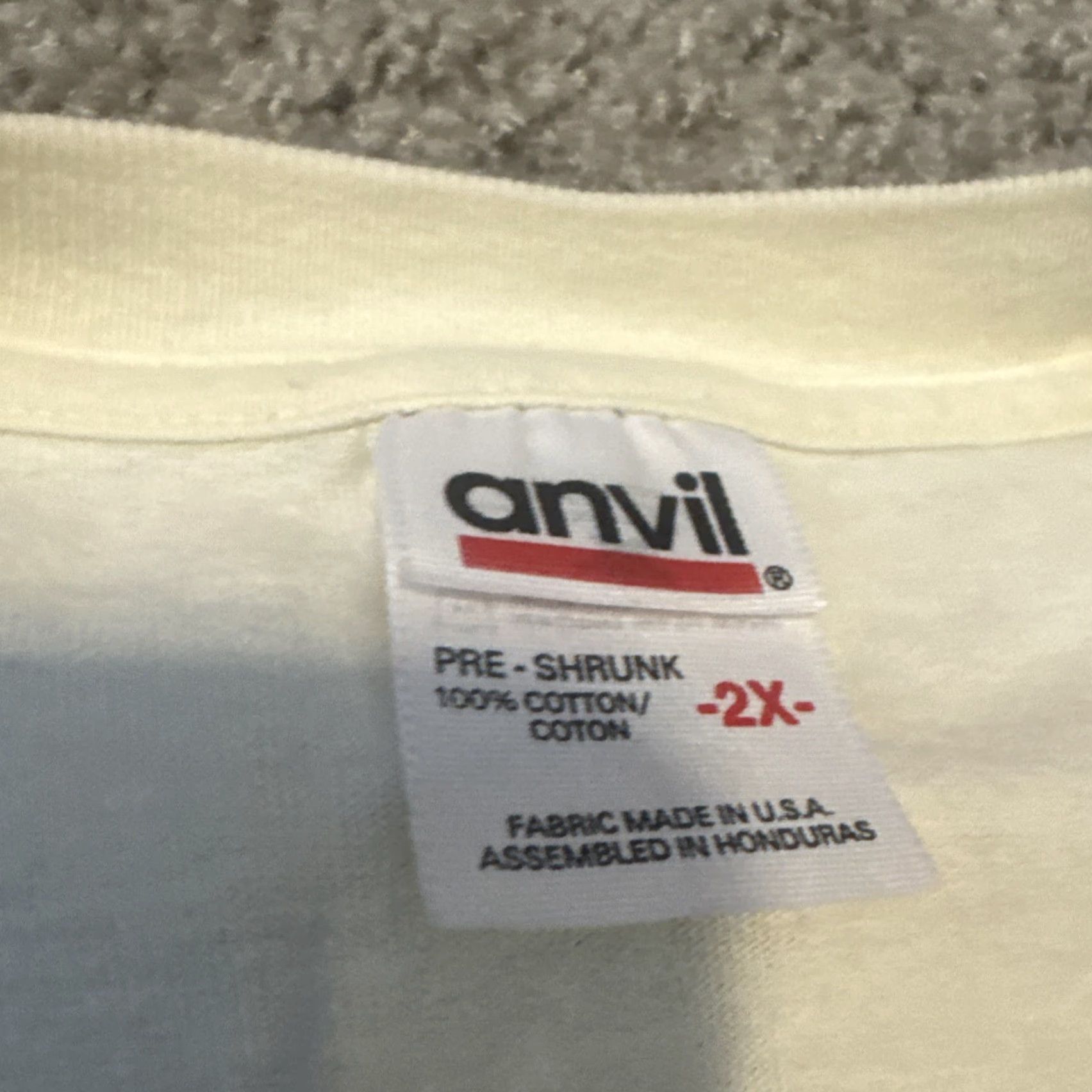 Anvil VINTAGE 90s Flowers Garden Art Nature T-Shirt Anvil Cream Unisex Adults 2XL Boys Girls Mens Womens Cute Light Yellow Size US XXL / EU 58 / 5 - 4 Thumbnail
