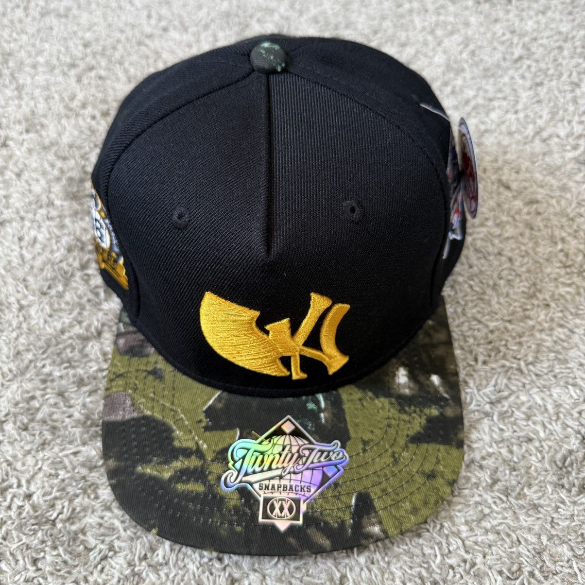 Wu-Tang Clan Wu-Tang Hat Twnty Two Black Camouflage Yankees Real Tree NYC Size ONE SIZE - 12 Thumbnail