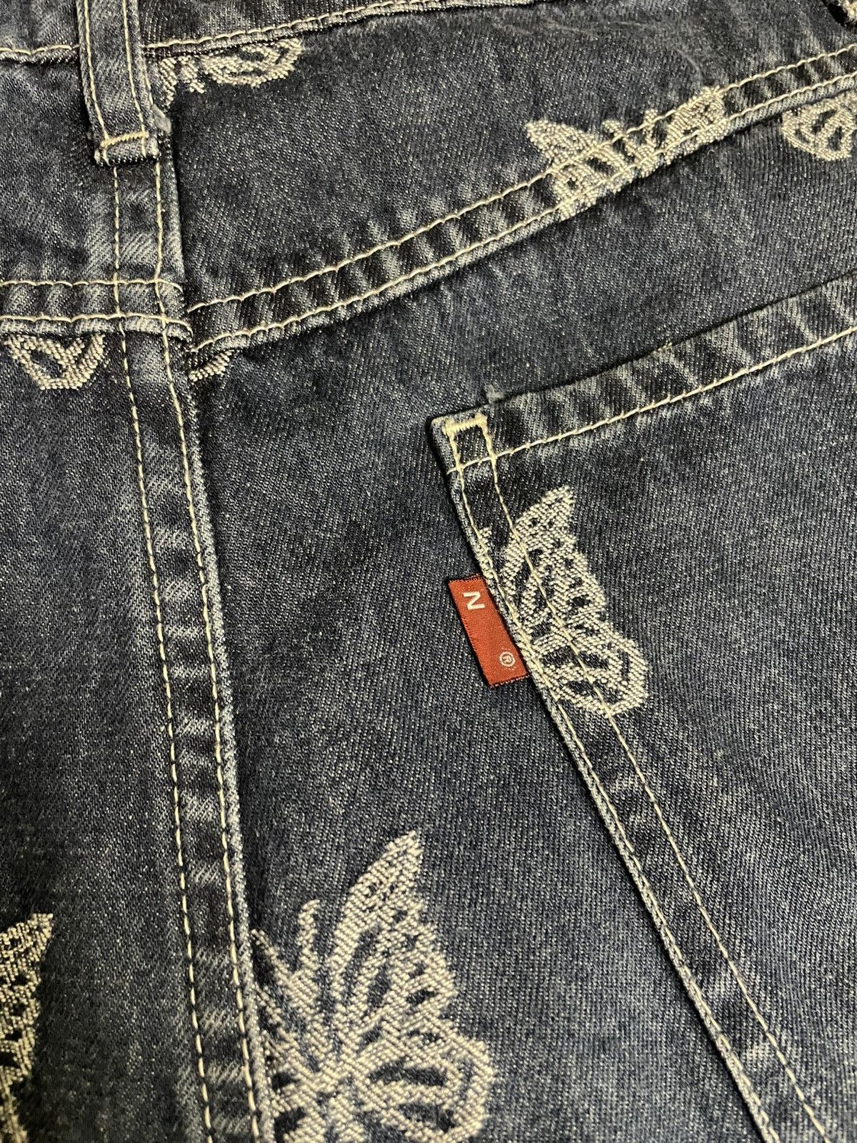 Needles Needles Butterfly Baggy Jeans Size US 30 / EU 46 - 10 Thumbnail