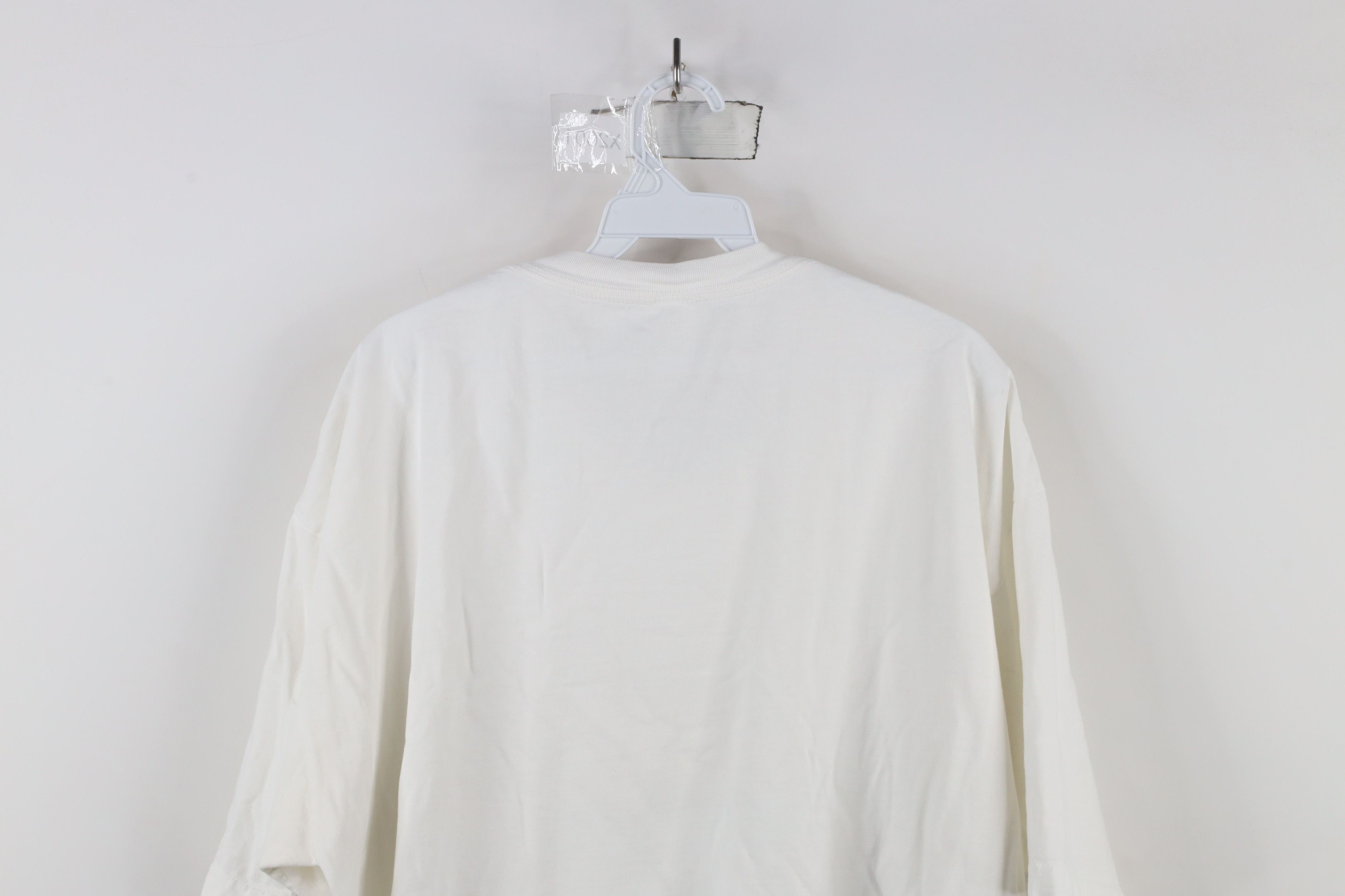 Vintage Vintage 90s Streetwear Short Sleeve T-Shirt White Cotton Size US XXL / EU 58 / 5 - 8 Thumbnail