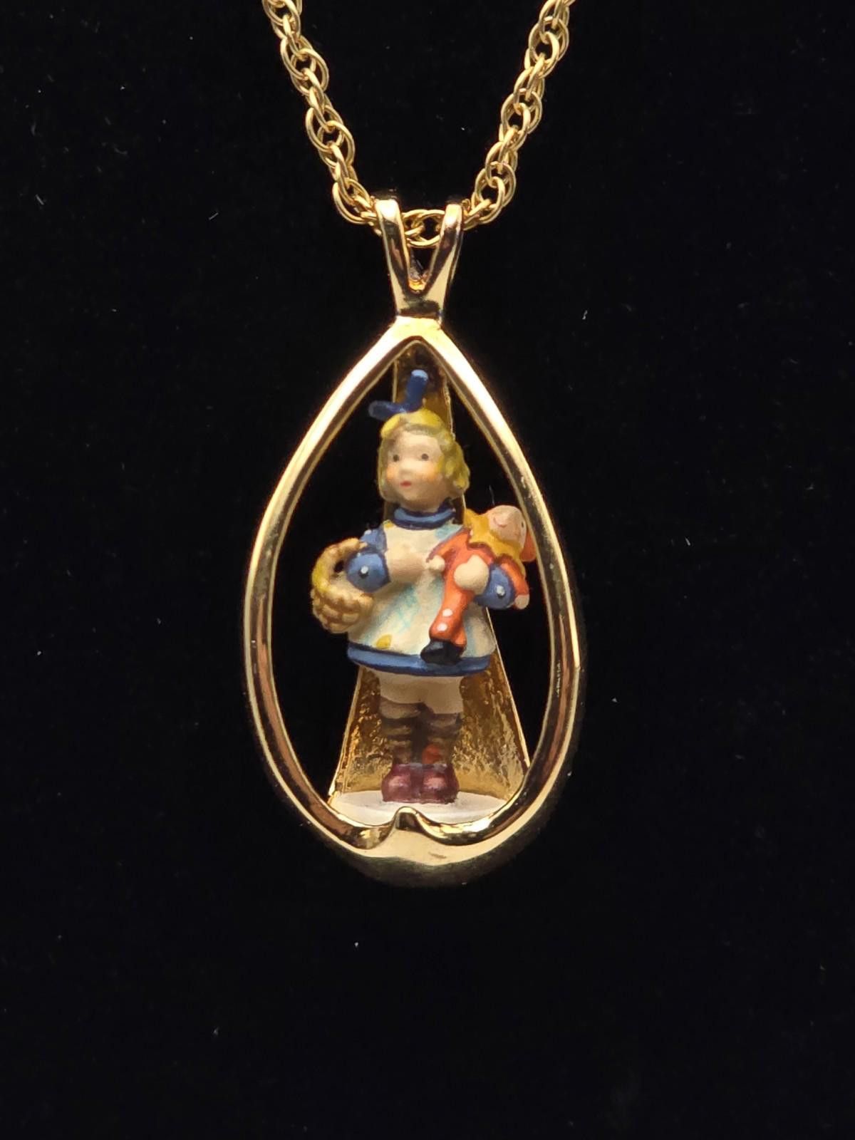 The Unbranded Brand 1986 Goebel Olszewski Sterling on 14k GF Chain Valentine Size ONE SIZE - 8 Thumbnail