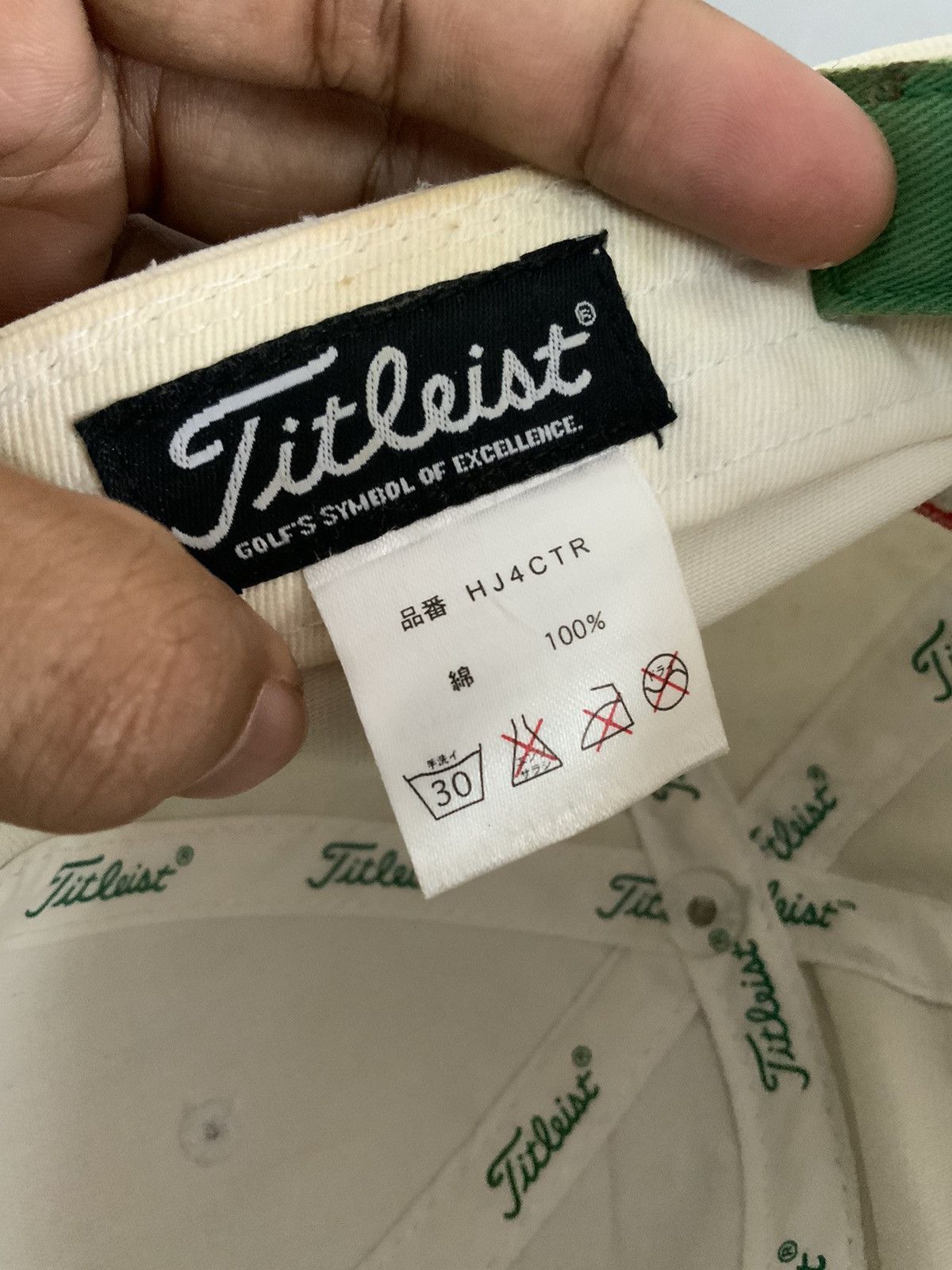 Japanese Brand Vintage Fitleist Pro V1 Embroidery Fade Hat Size ONE SIZE - 12 Thumbnail