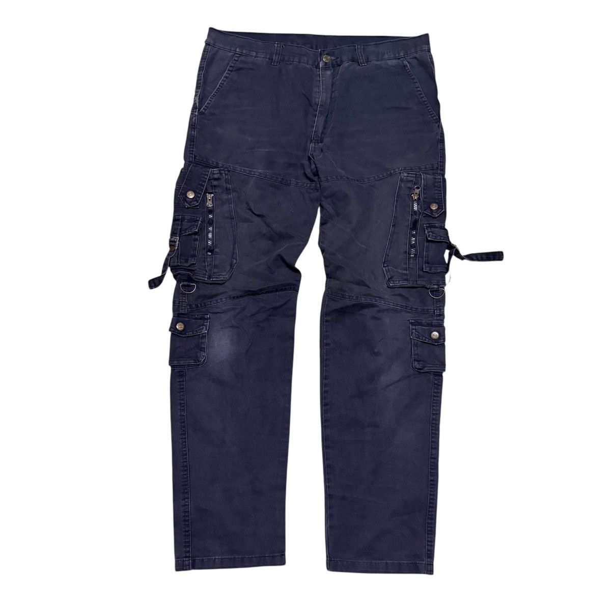 Japanese Brand Distressed Cargo Multi pockets Pants Size US 36 / EU 52 - 1 Thumbnail