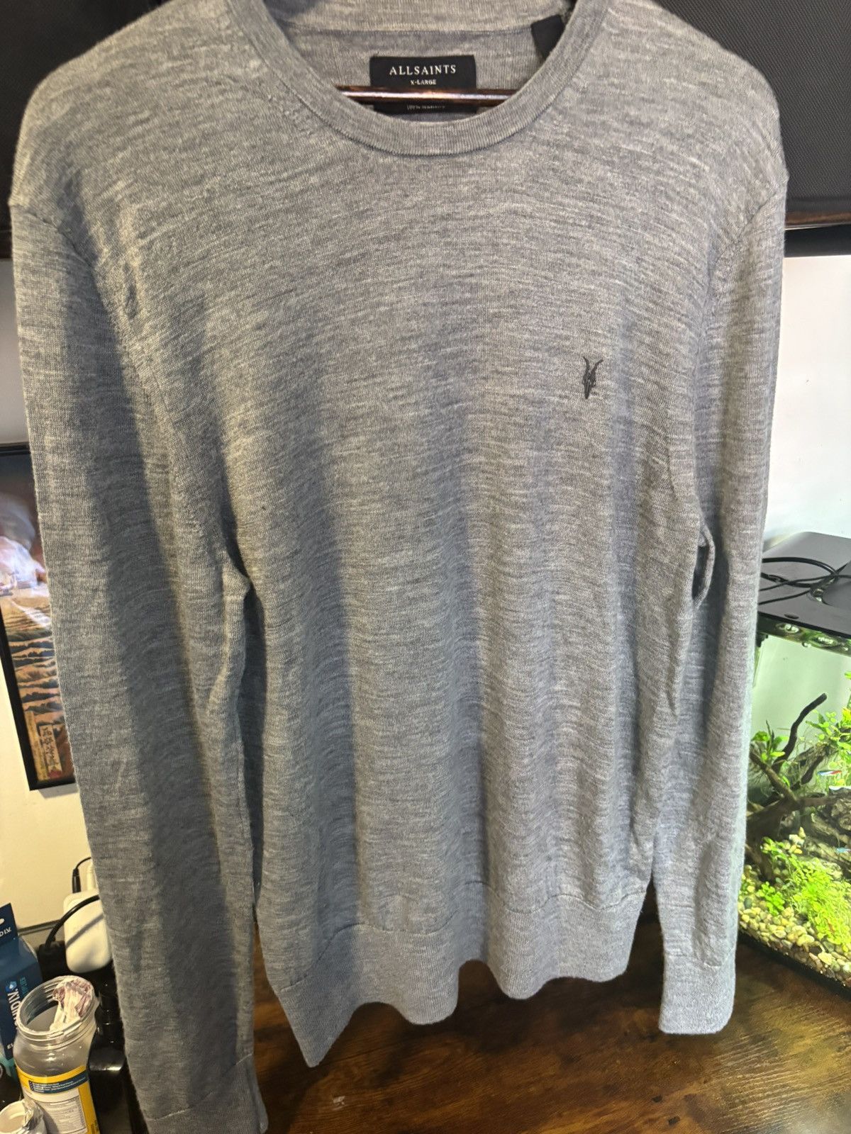 Allsaints Merino Wool Sweater Size US XL / EU 56 / 4 - 2 Thumbnail