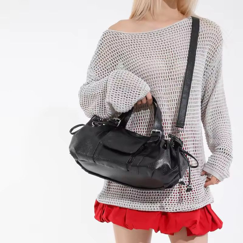 Other Streetwear PU Leather Retro Vintage Style Shoulder Bag Y2k Size ONE SIZE - 2 Thumbnail
