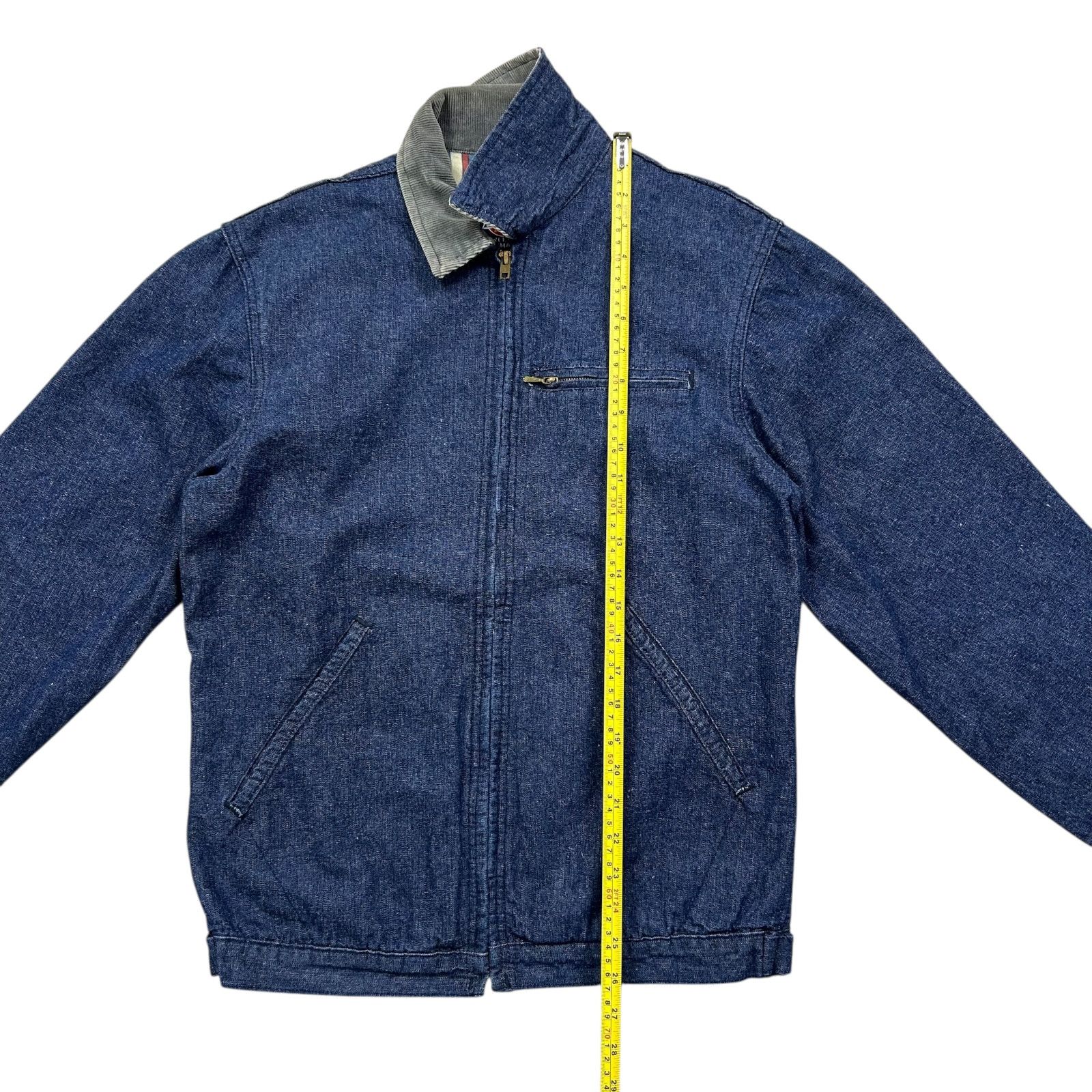 Dickies VTG 90s DICKIES DENIM WORK JACKET AZTEC NATIVE LINING Size US S / EU 44-46 / 1 - 8 Thumbnail