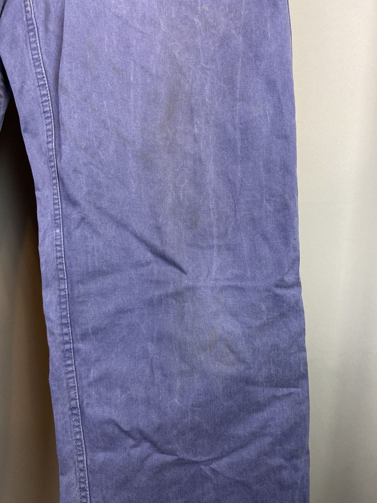 Le Laboureur × Vintage Vintage Faded Workwear Pants in Washed Indigo Purple Size US 40 / EU 56 - 4 Thumbnail