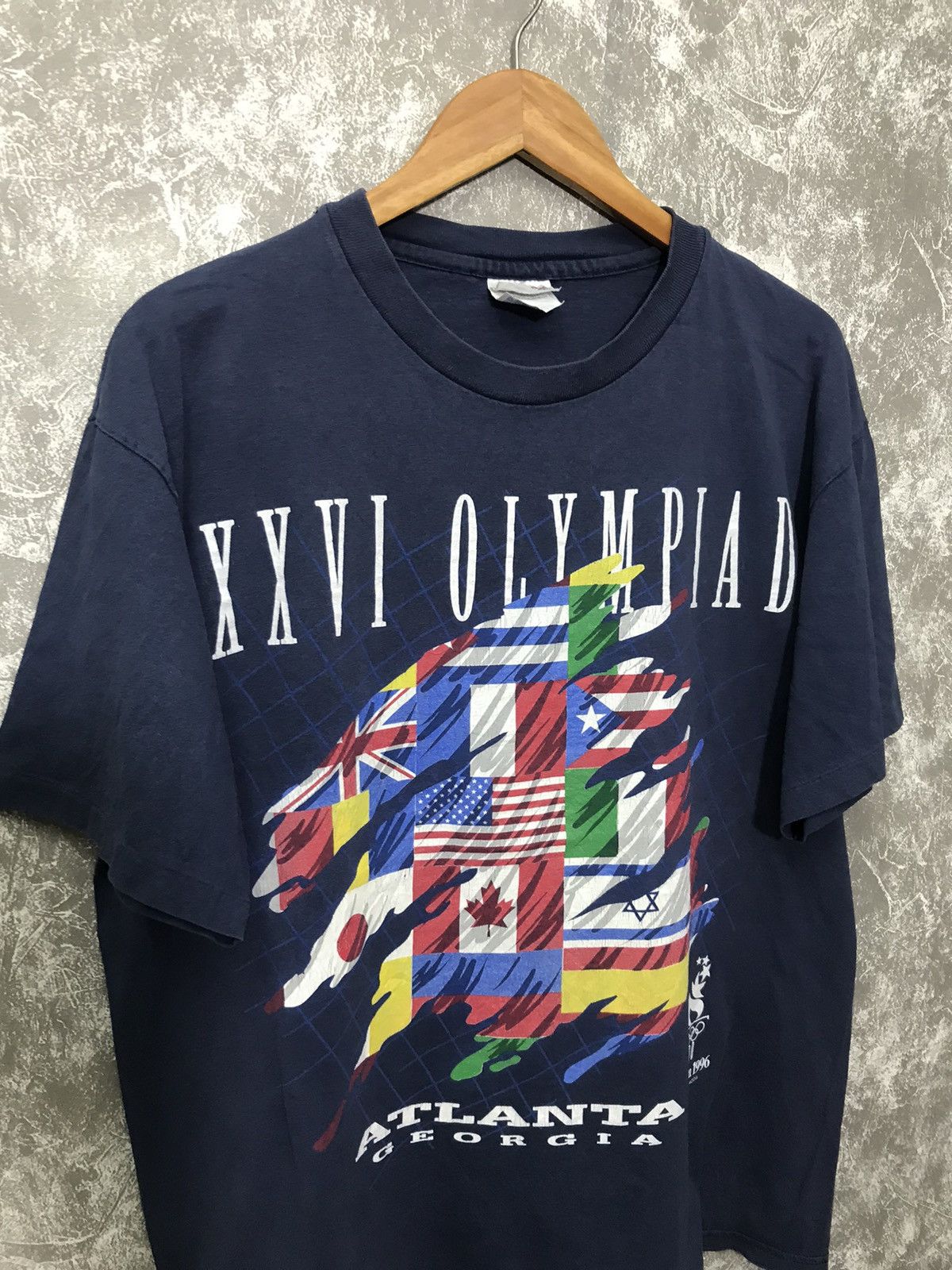 Vintage Vintage90s Atlanta 1996 Olympic Games T-shirt Size US L / EU 52-54 / 3 - 2 Thumbnail