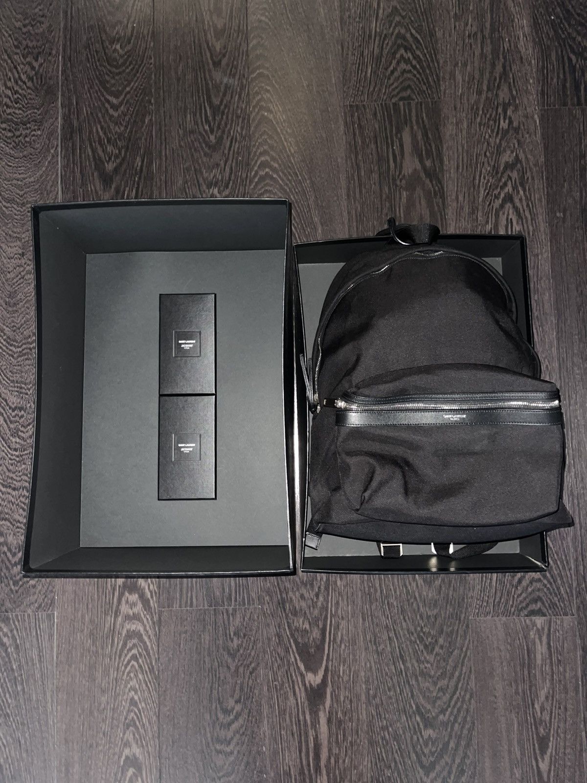 Saint Laurent Paris Saint Laurent Cit-E Jacquard Backpack Size ONE SIZE - 1 Thumbnail