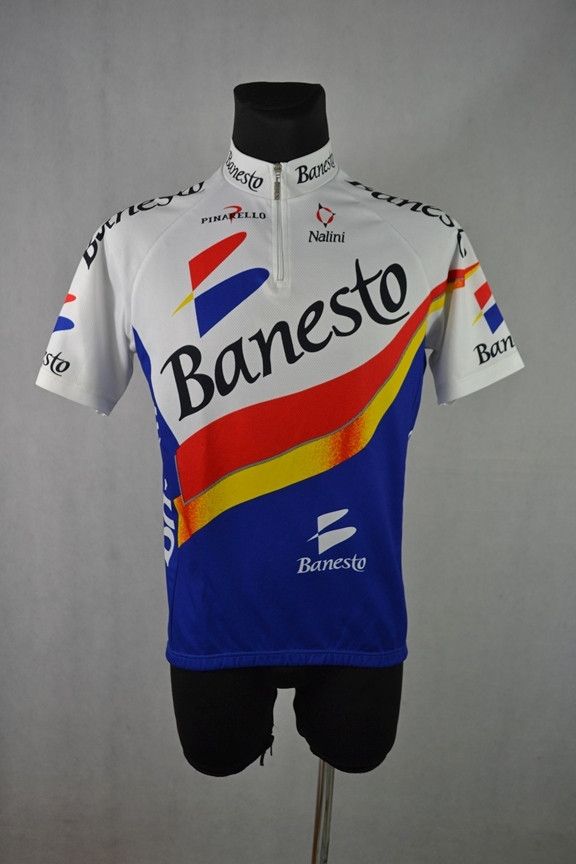 Bicycle × Vintage Banesto Nalini Vintage Cycling Jersey 4 / L Size US L / EU 52-54 / 3 - 1 Thumbnail