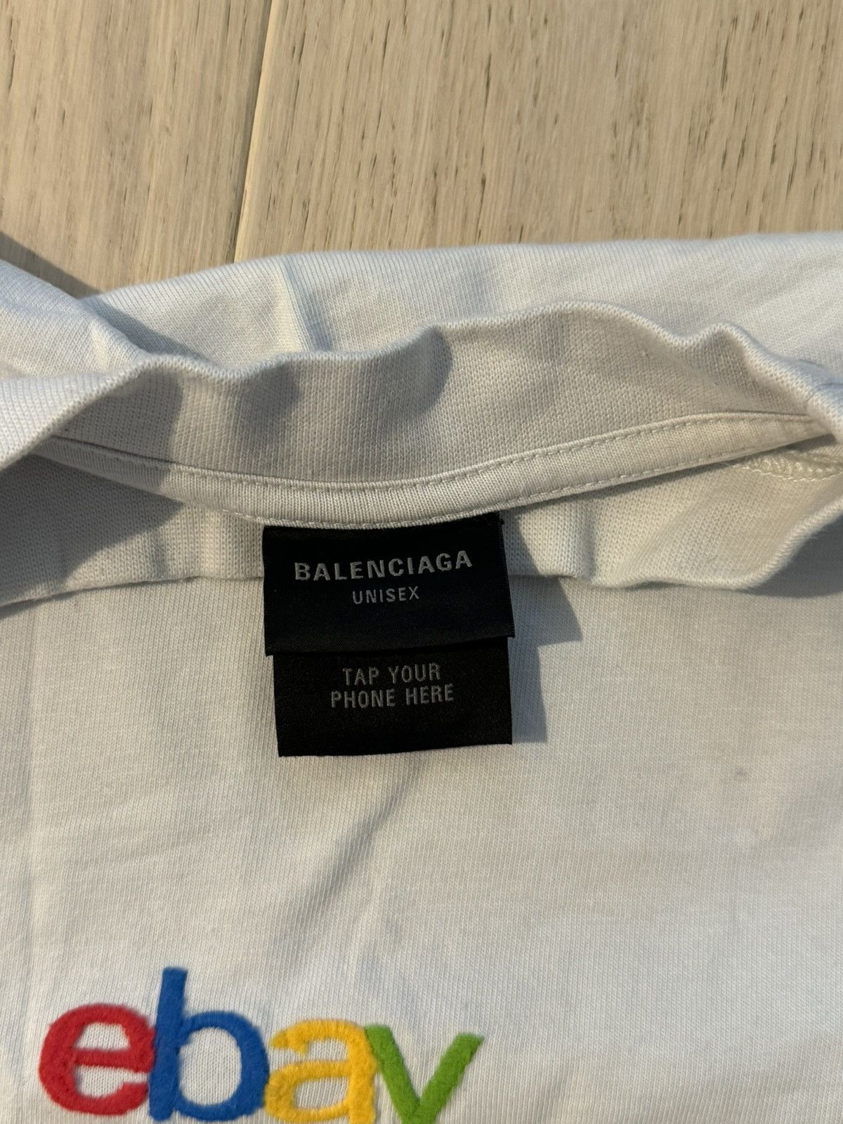 Balenciaga Balenciaga eBay Oversized T-Shirt in Dirty White Size US S / EU 44-46 / 1 - 5 Thumbnail