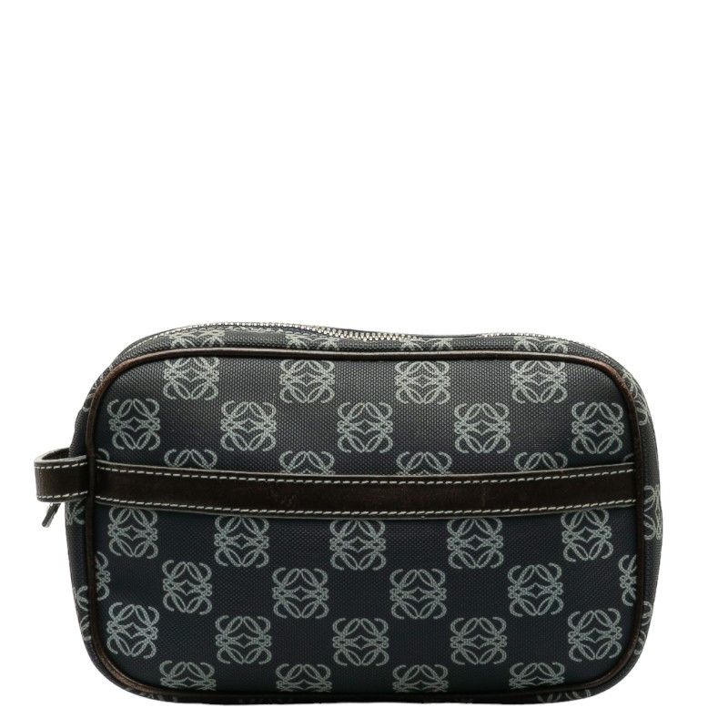 Loewe Loewe Anagram PVC Leather Pouch Leather Clutch Bag DUTY FREE for USA