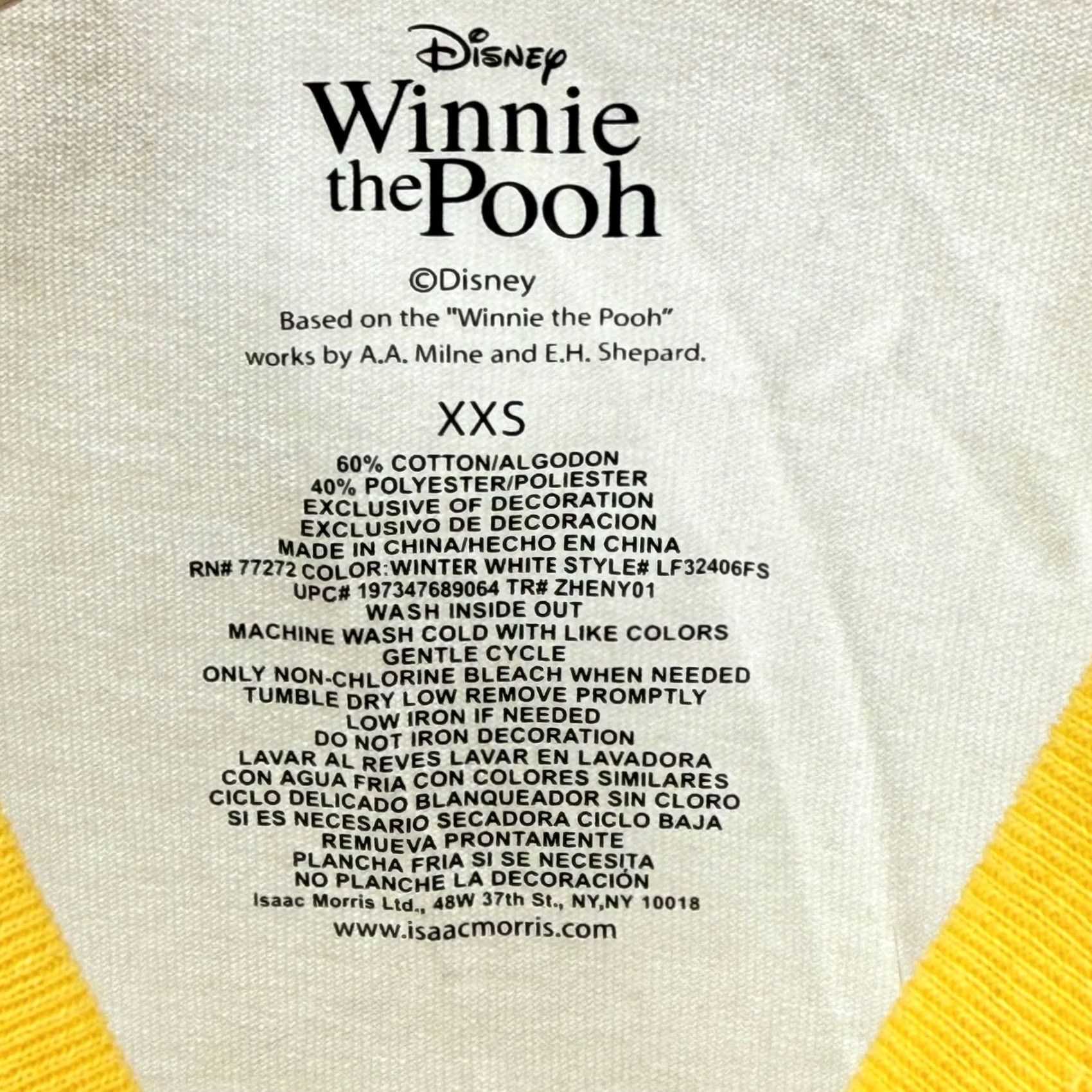 Disney Disney Winnie the Pooh Graphic Tee Rabbit House Ringer T-Shirt XXS NWT Women Short Sleeve Round Neck Cotton Blend Disney Pooh Rabbit Retro Size XXS / US 00 / IT 34 - 5 Thumbnail