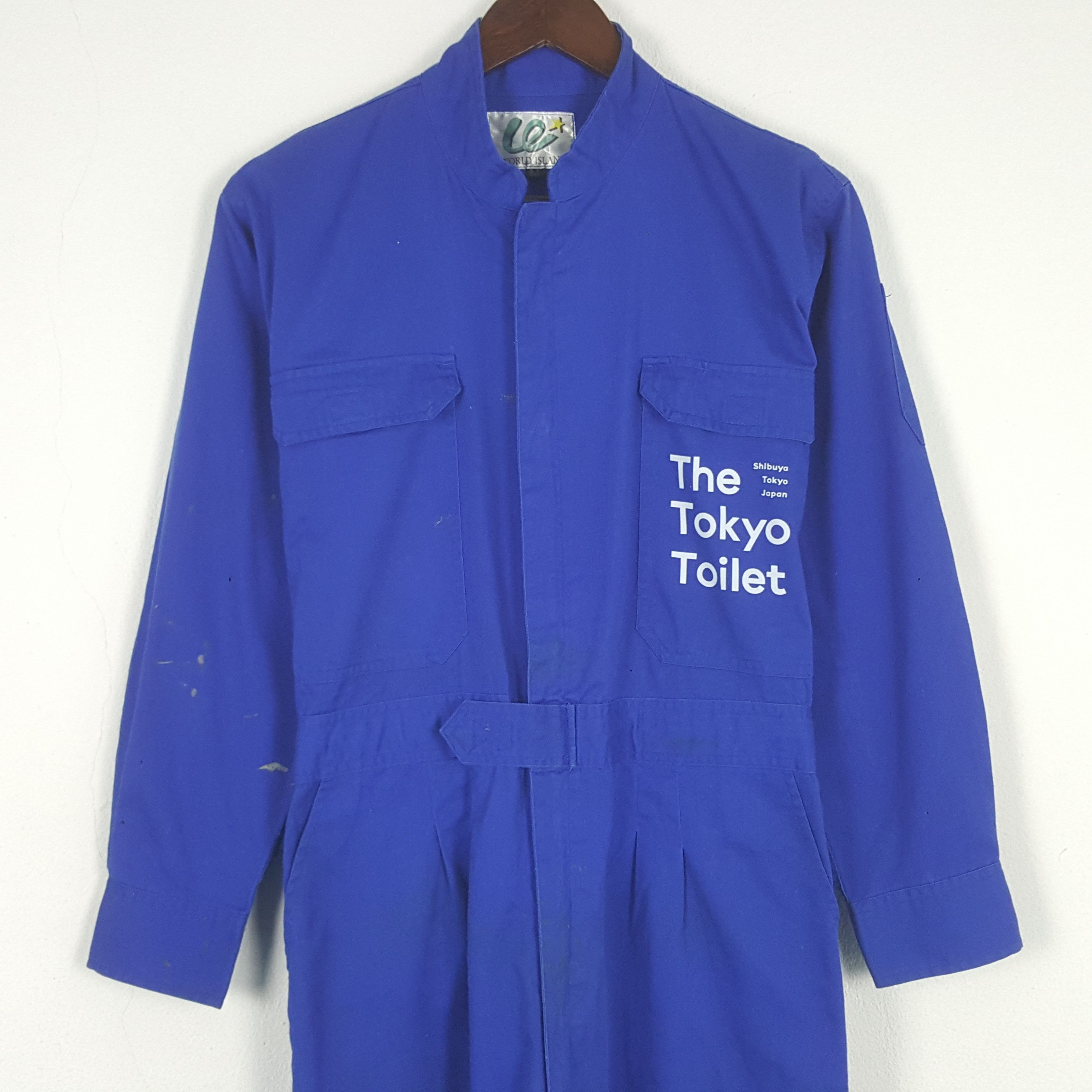 Vintage The Tokyo Toilet Japan Custom Worker Coverall Jacket