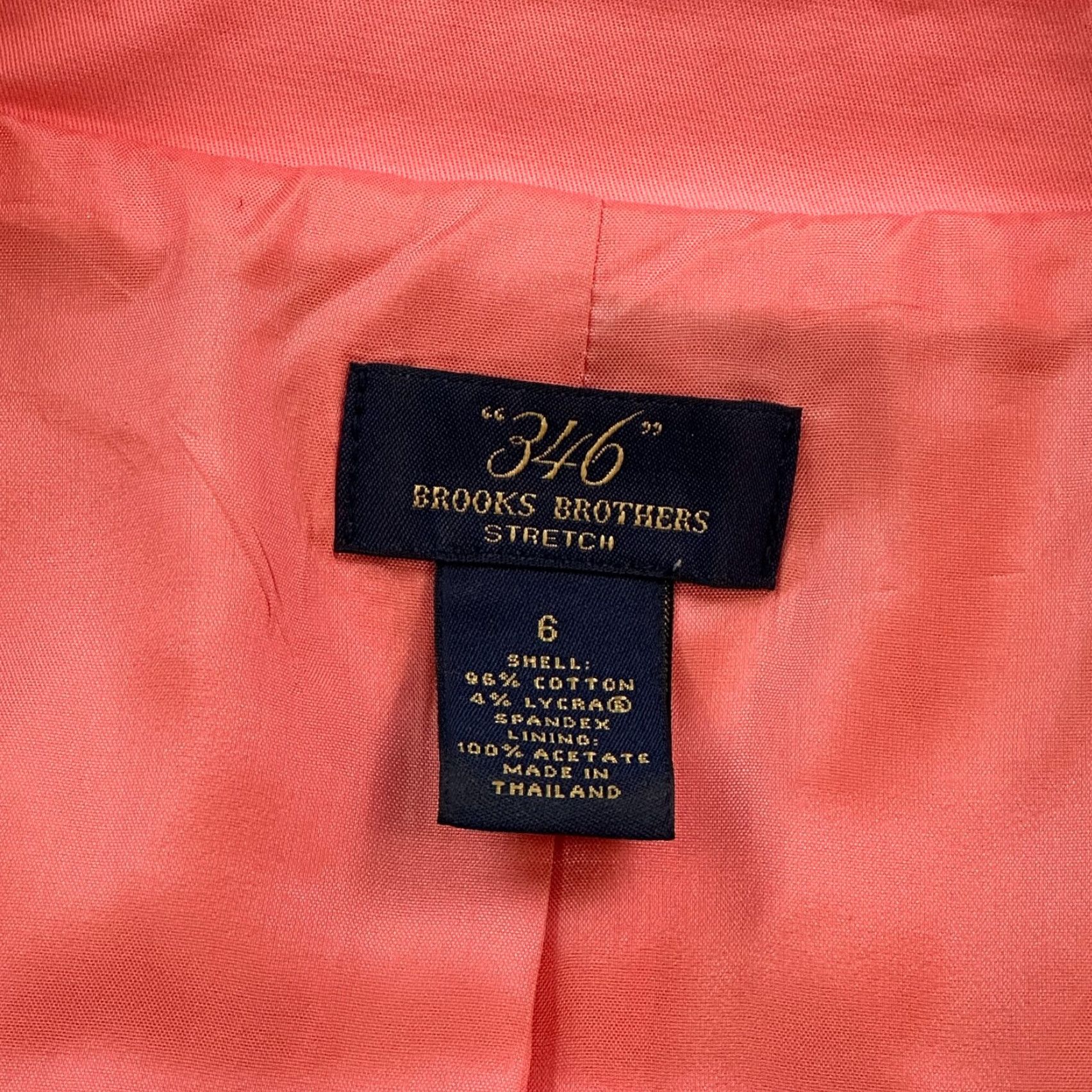 Brooks Brothers Brooks Brothers 346 Jacket Women’s 6 Coral Double Breasted Stretch Trench Coat Casual Workwear Travel Shirt Coat Mens Womens Boys Girls Size M / US 6-8 / IT 42-44 - 6 Thumbnail