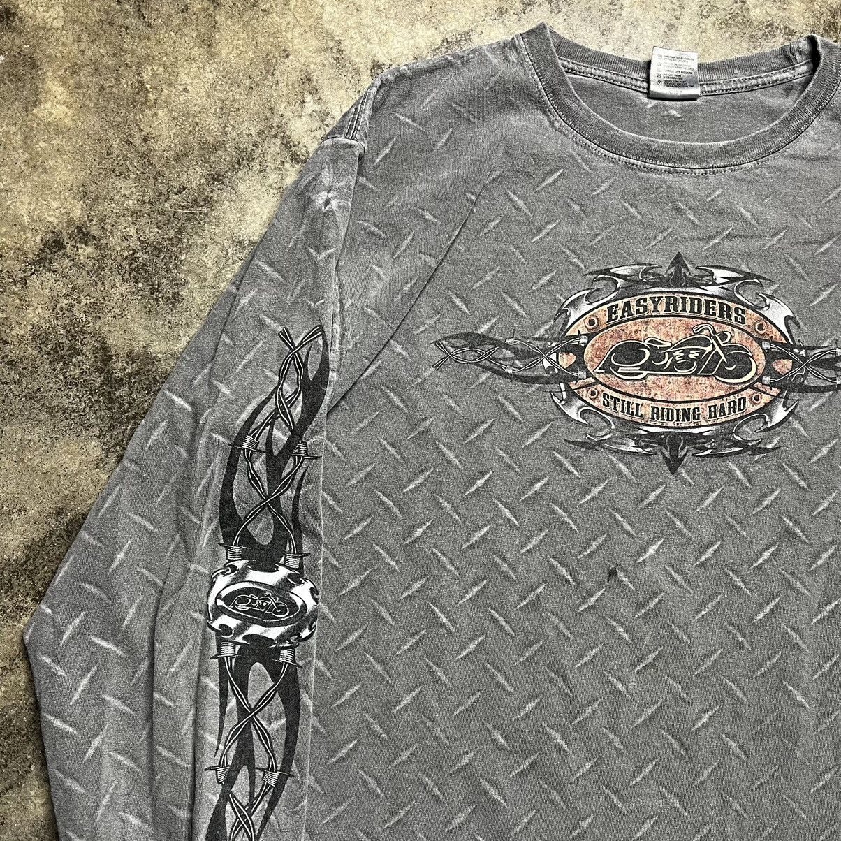 Vintage vintage easyriders choppers longsleeve steel tshirt Size US XL / EU 56 / 4 - 5 Thumbnail