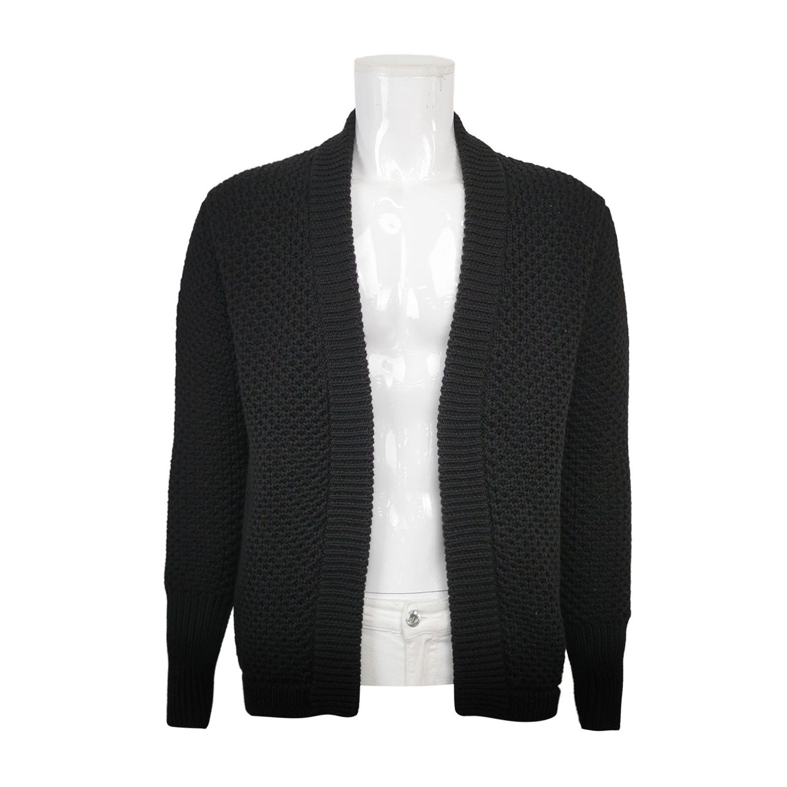Prada Prada Wool Solid Long Sleeve Cardigan L Size US L / EU 52-54 / 3 - 1 Thumbnail