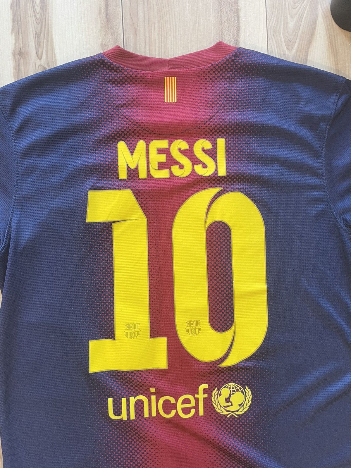 Nike T-Shirt Nike x Barcelona Prime Lionel Messi 2012-2013 Home Size US M / EU 48-50 / 2 - 2 Thumbnail