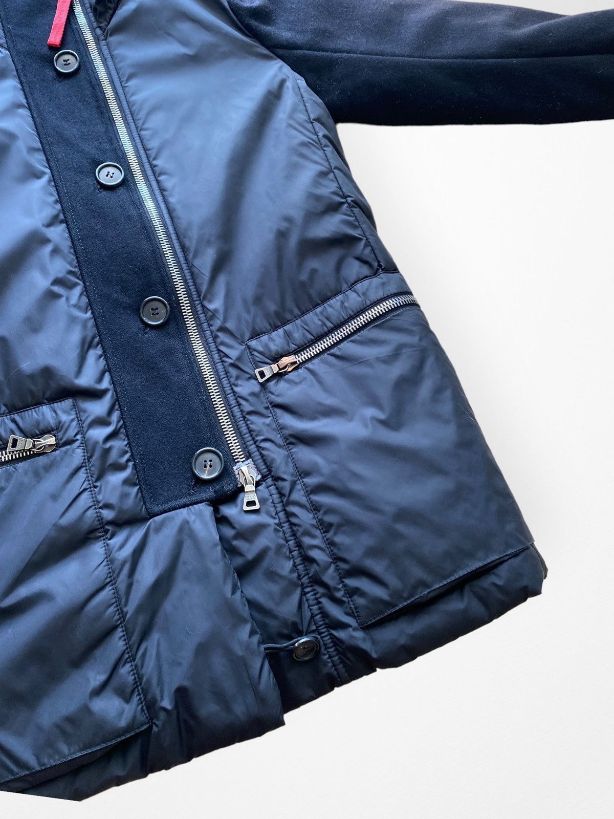 Prada Prada Vintage W’s Nylon & Wool Down Jacket Size S / US 4 / IT 40 - 5 Thumbnail