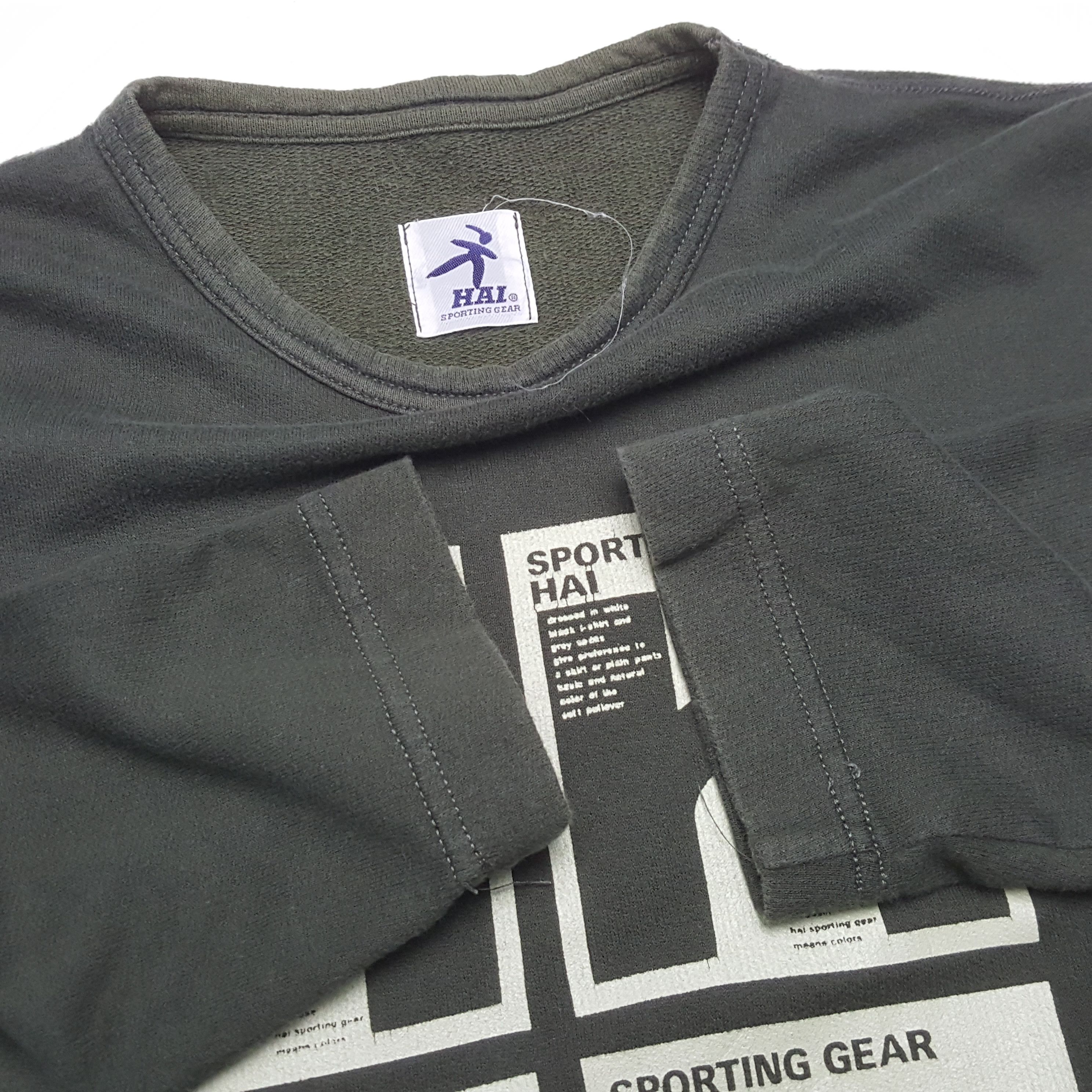 Hai Sporting Gear × Issey Miyake × Vintage HAI SPORTING GEAR Japanese Designer ISSEY MIYAKE Tshirt Size US L / EU 52-54 / 3 - 9 Thumbnail