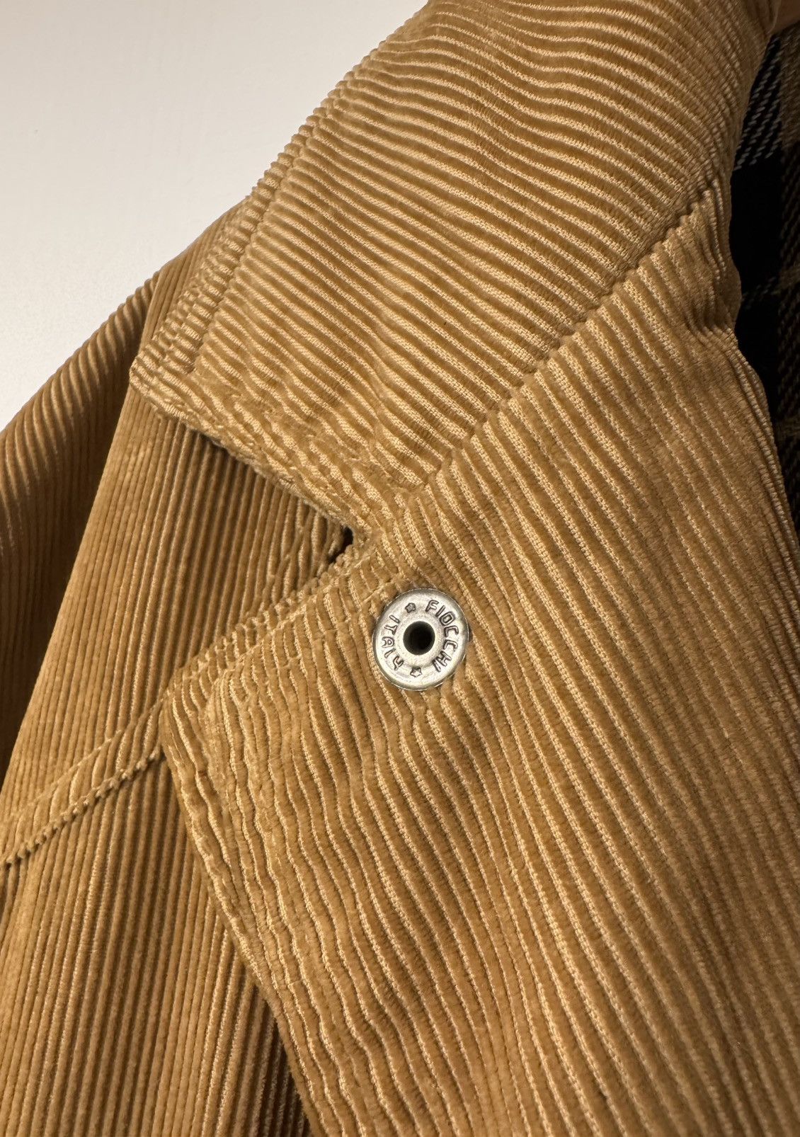 Fay Corduroy coat (Italian luxury designer Fay, Made for Ema) Size US XL / EU 56 / 4 - 4 Thumbnail