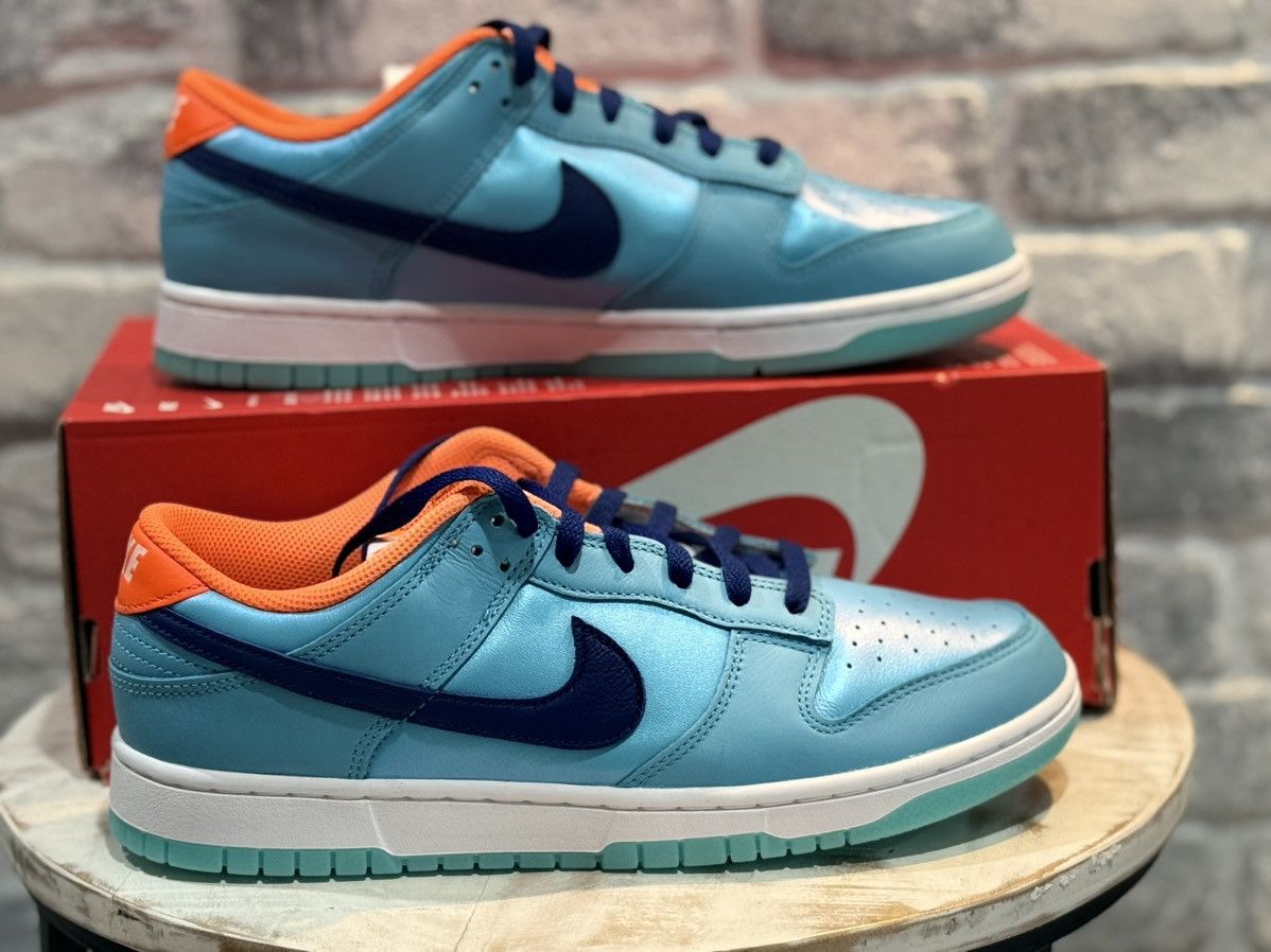 Nike Nike Dunk Low SE Baltic Blue Total Orange Size 10 HQ1538-416 Size US 10 / EU 43 - 1 Thumbnail
