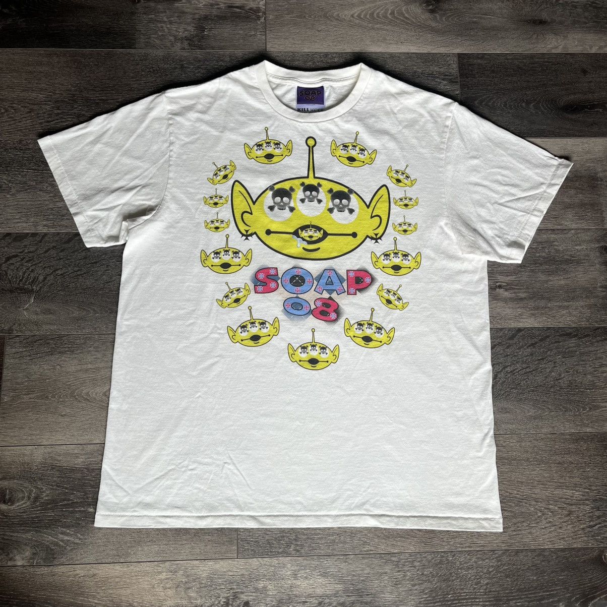 Soap08 Bladee Drain Gang Alien Graphic Logo T Shirt Japan