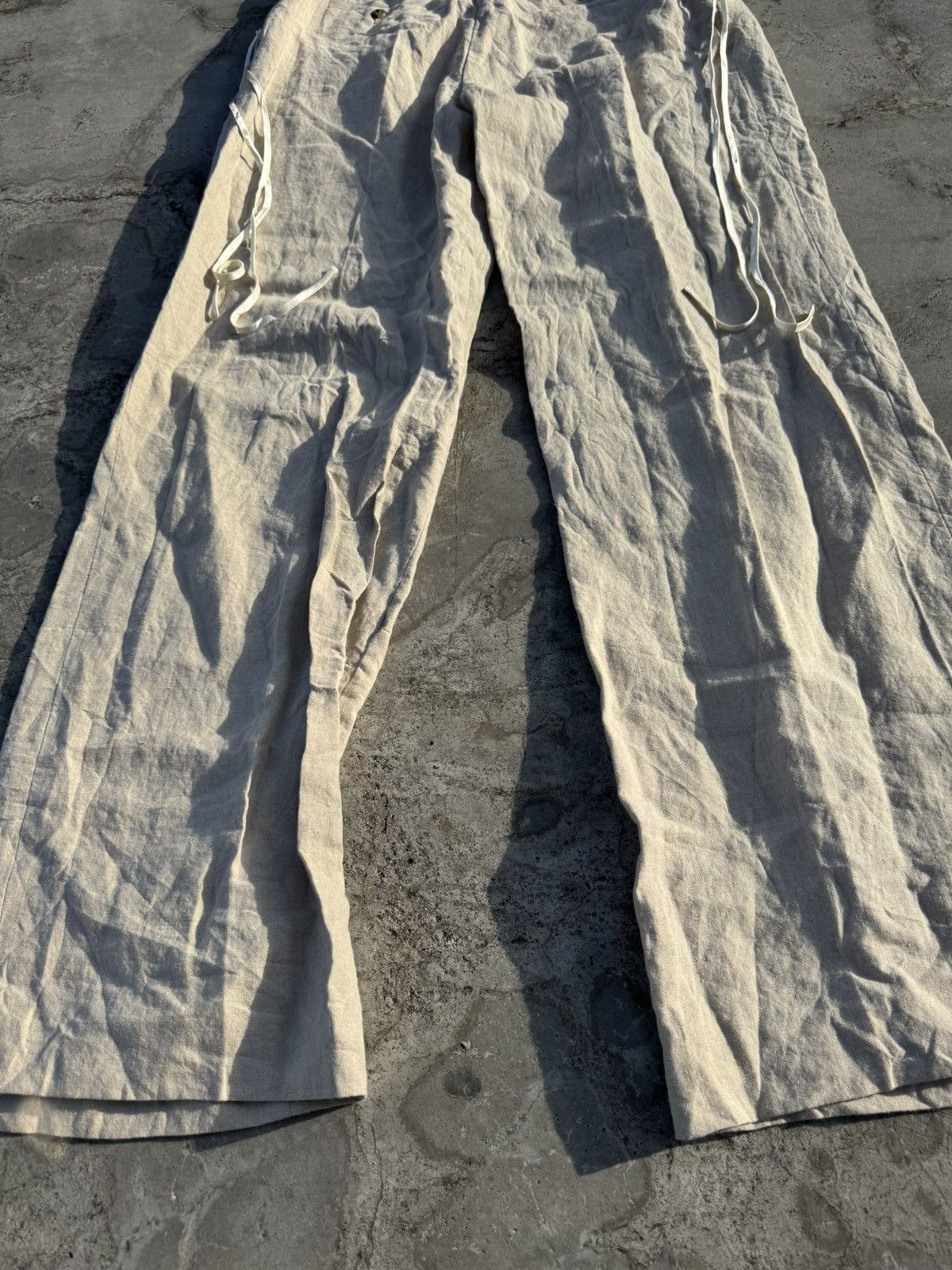 JW Anderson JW Anderson Linen Trousers 30/31 waist Size US 31 - 6 Thumbnail
