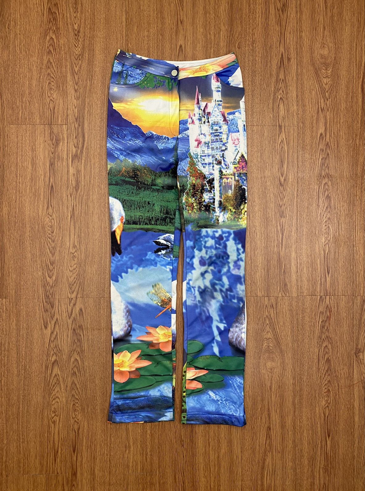 W&LT × Walter Van Beirendonck Walter Van Beirendonck W&LT 1996 polyester pants Size US 28 / EU 44 - 1 Thumbnail