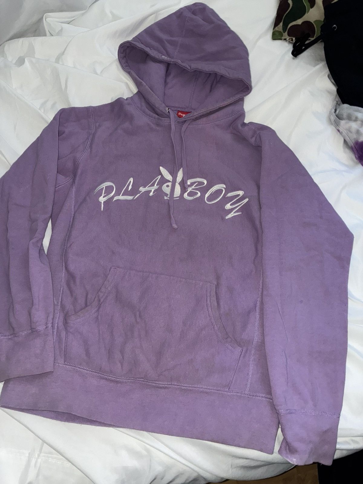 Playboy × Supreme × Vintage Supreme playboy hoodie from SS2017 men’s small Size US S / EU 44-46 / 1 - 1 Thumbnail