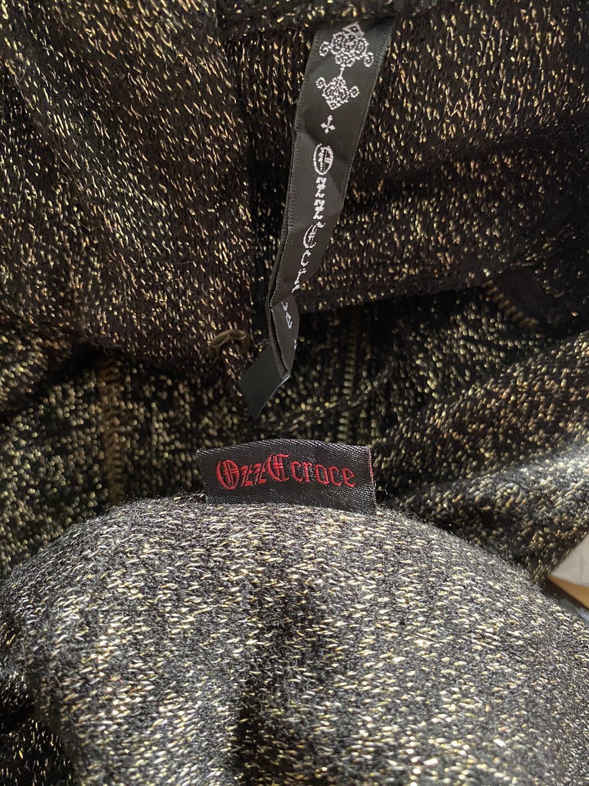Hysteric Glamour × If Six Was Nine × Le Grande Bleu (L.G.B.) Ozz Croce glitter knit full zip hoodie Size US M / EU 48-50 / 2 - 7 Thumbnail