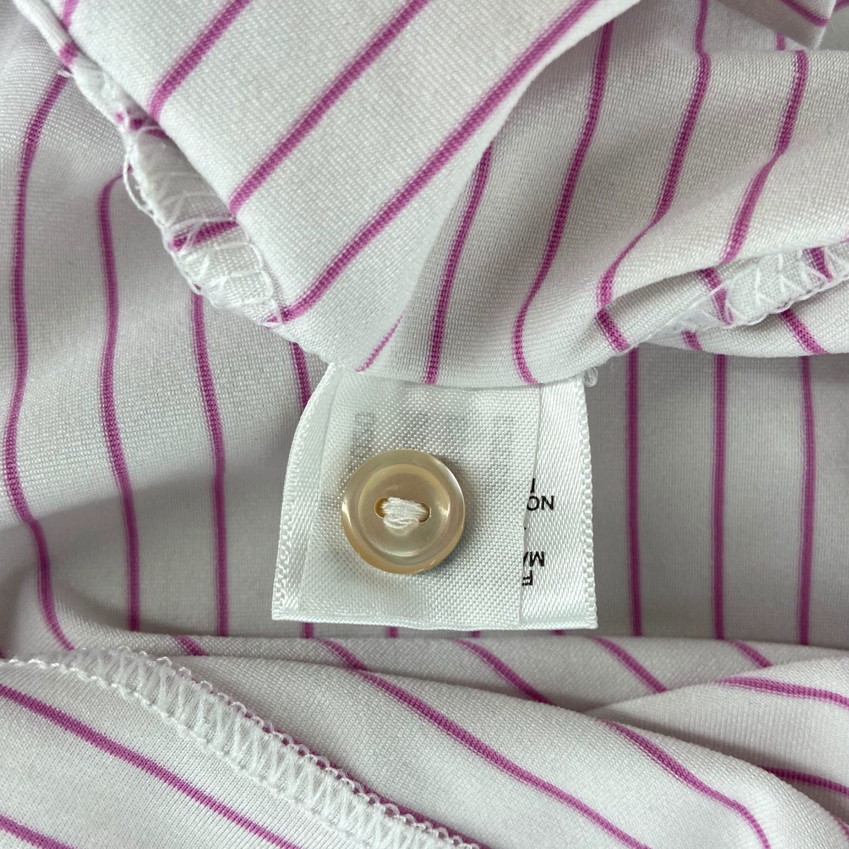 Peter Millar Peter Millar Summer Comfort Shirt XL Men Polo Striped White Golf Polo Shirt Comfort? Size US XL / EU 56 / 4 - 6 Thumbnail