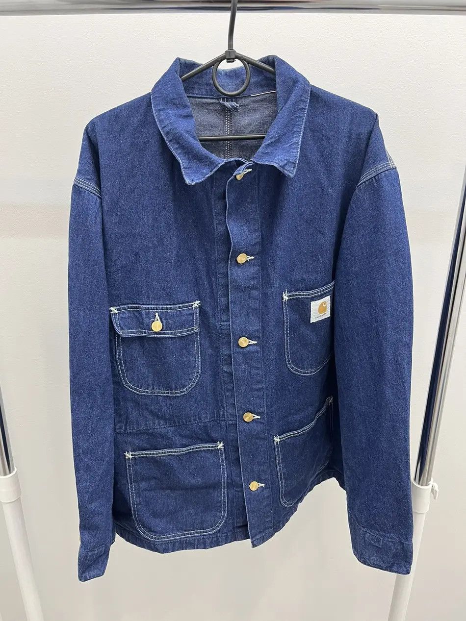 Carhartt Vintage Carhartt Ice Cube Denim Chore Coat Jacket Size US XL / EU 56 / 4 - 1 Thumbnail