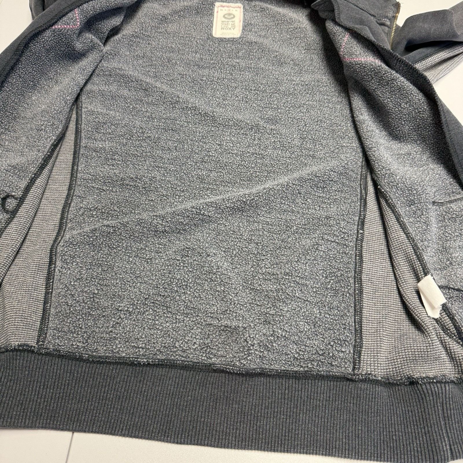 Vintage Vintage Roxy Hoodie Sweatshirt Womens Medium Gray Zip Surf S Size M / US 6-8 / IT 42-44 - 7 Thumbnail