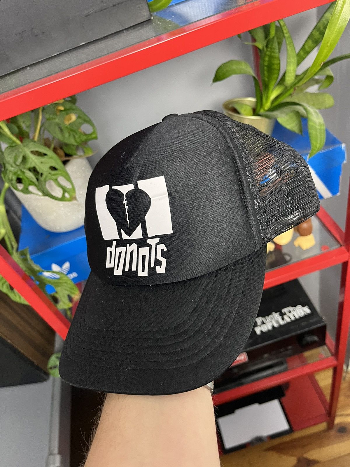 Vintage Rare Vintage 90s Donots rock band trucker hat Size ONE SIZE - 1 Thumbnail