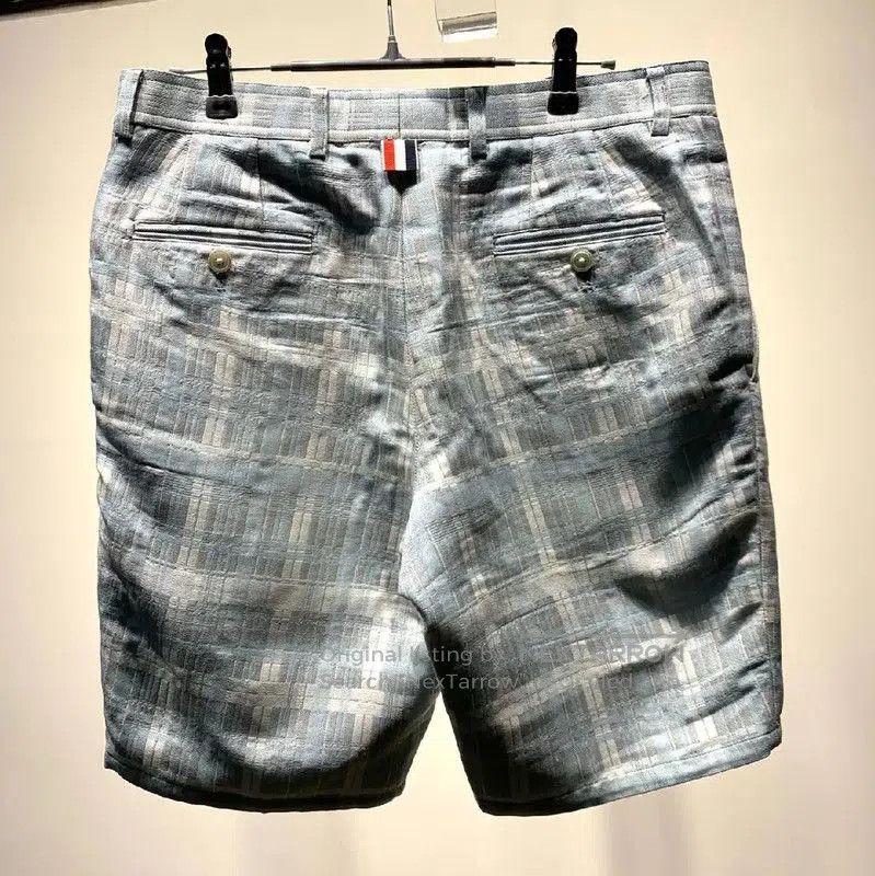 Thom Browne Thom Browne Casual Blue Cotton Shorts . Size US 30 / EU 46 - 7 Thumbnail
