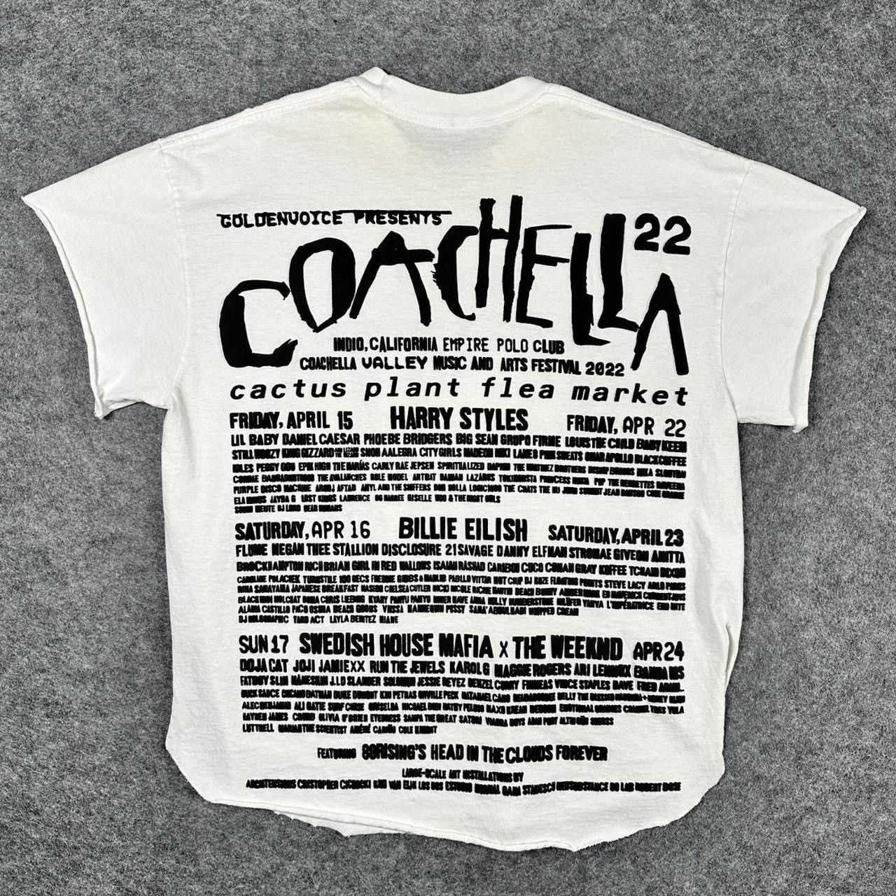 Cactus Plant Flea Market × Coachella CPFM x Coachella 2022 Festival Line Up Distressed Shirt Size US L / EU 52-54 / 3 - 2 Thumbnail