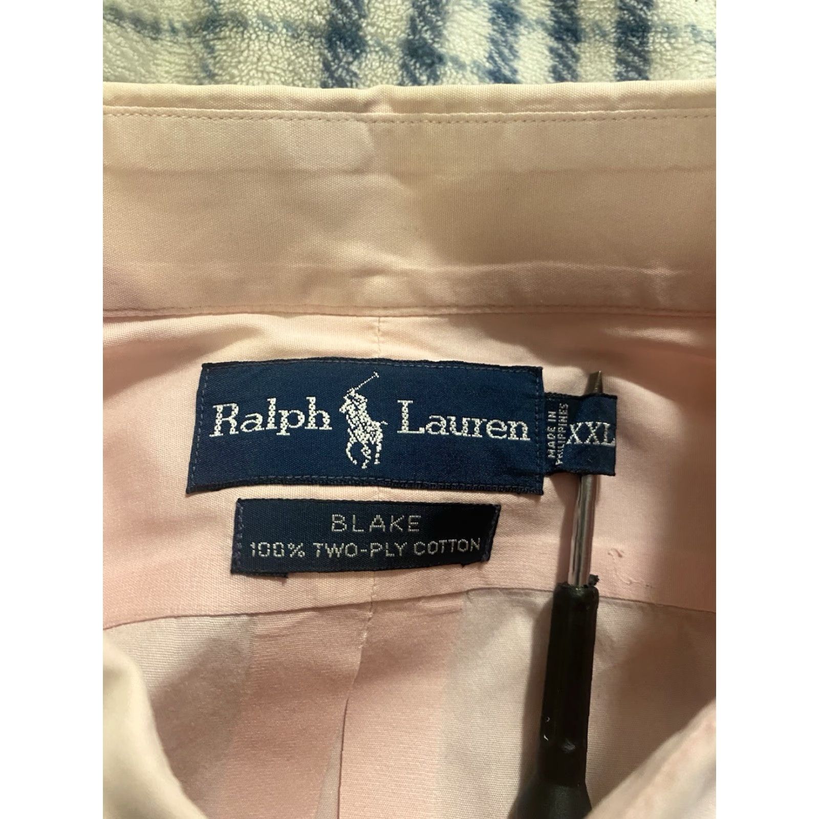 Ralph Lauren Ralph Lauren Button-Up Shirt 2XL Short Sleeve Cotton Pink/Light Pink Solid Classic Preppy Designer Men Mens Casual Business Travel Party/Cocktail Size US 39 - 4 Thumbnail