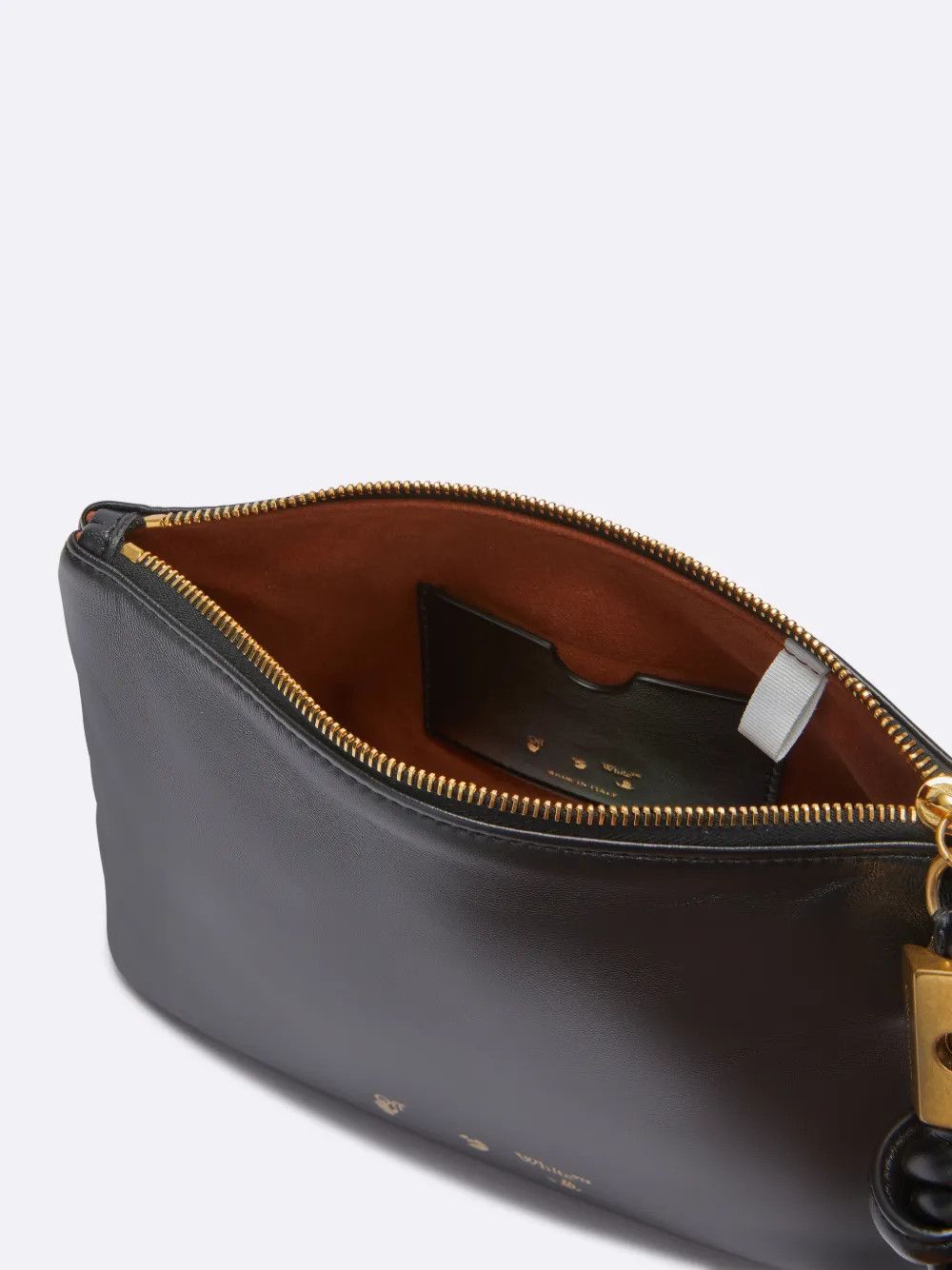 Off-White o1gr1nt0125 Size: OS / Slider Zipped Pouch 25 in Black Size ONE SIZE - 2 Thumbnail