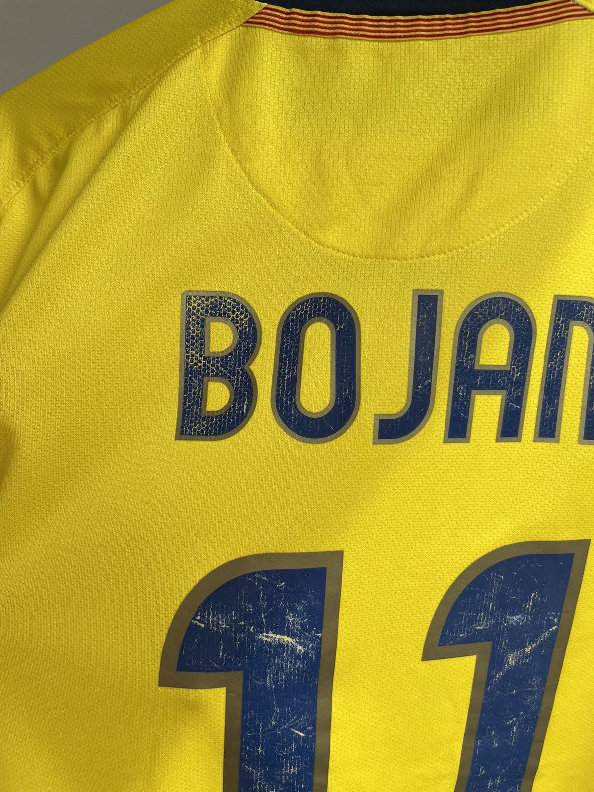 Vintage Barcelona 2008 2009 2010 #11 Bojan Away Football Shirt Size US M / EU 48-50 / 2 - 18 Thumbnail