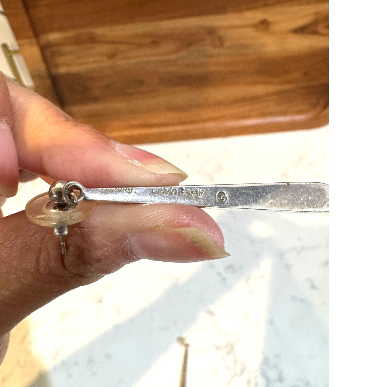 Other Native American silver opal drop earrings by Calvin Begay Size ONE SIZE - 12 Thumbnail