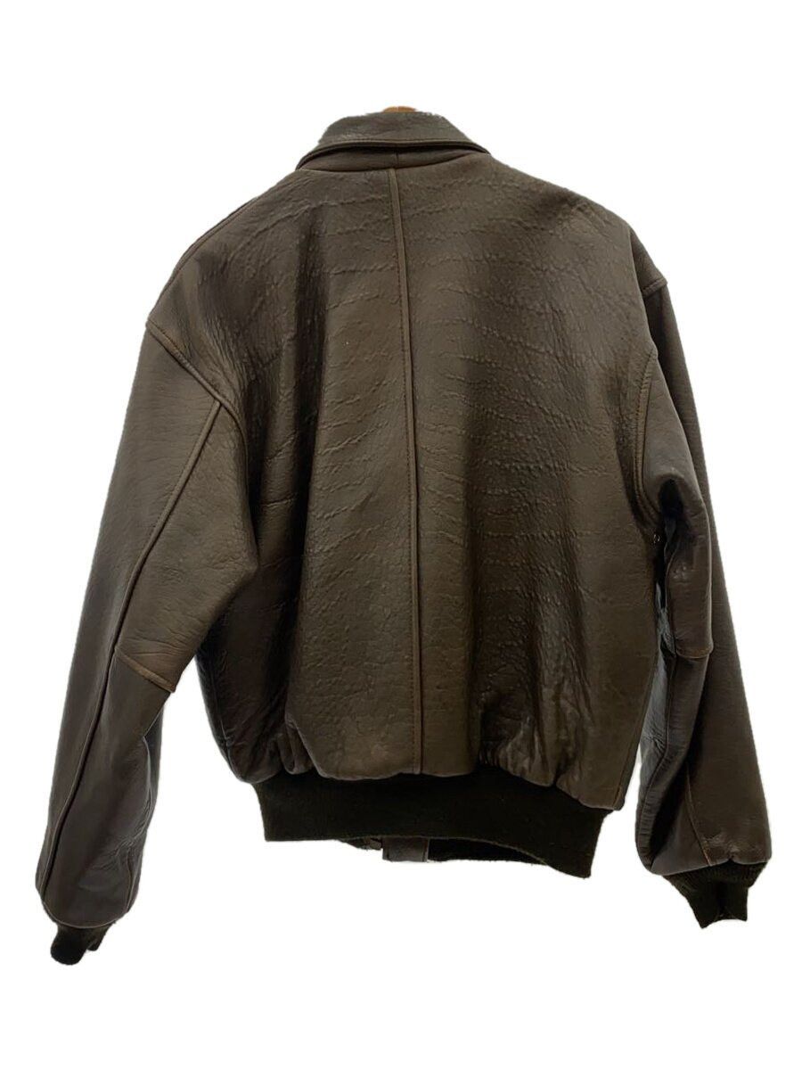 Avirex Leather Jacket Blouson Brown