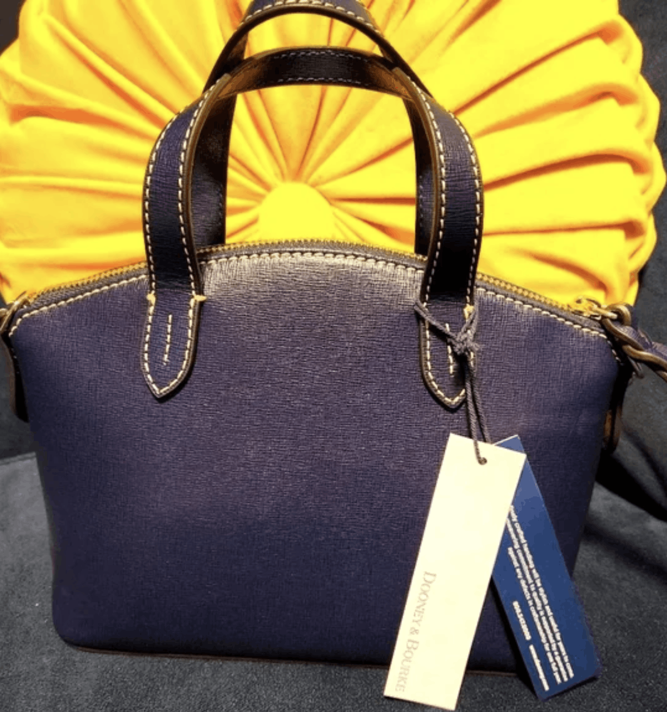 Dooney & Bourke NWT Dooney & Bourke Saffiano Ruby Marine Compact Crossbody Size ONE SIZE - 11 Thumbnail