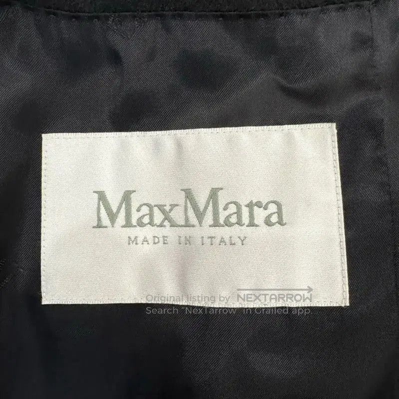 Max Mara MaxMara Black Polyester Women's Coat . Size S / US 4 / IT 40 - 3 Thumbnail