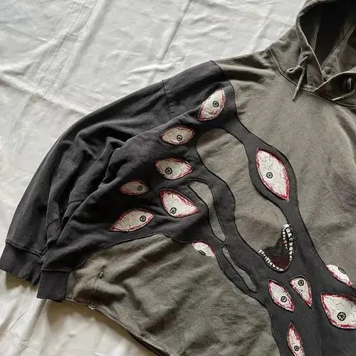 Other Streetwear Hoodie Y2K Retro Hip Hop Abstract Graphic Size US M / EU 48-50 / 2 - 2 Thumbnail