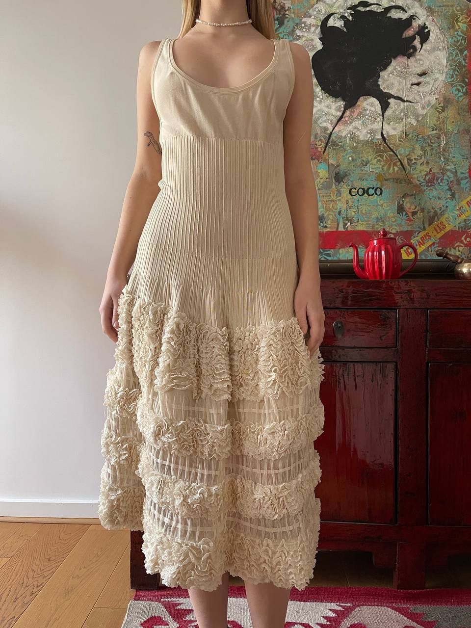 Alaia Alaia Mid-length Dress Size S / US 4 / IT 40 - 7 Thumbnail
