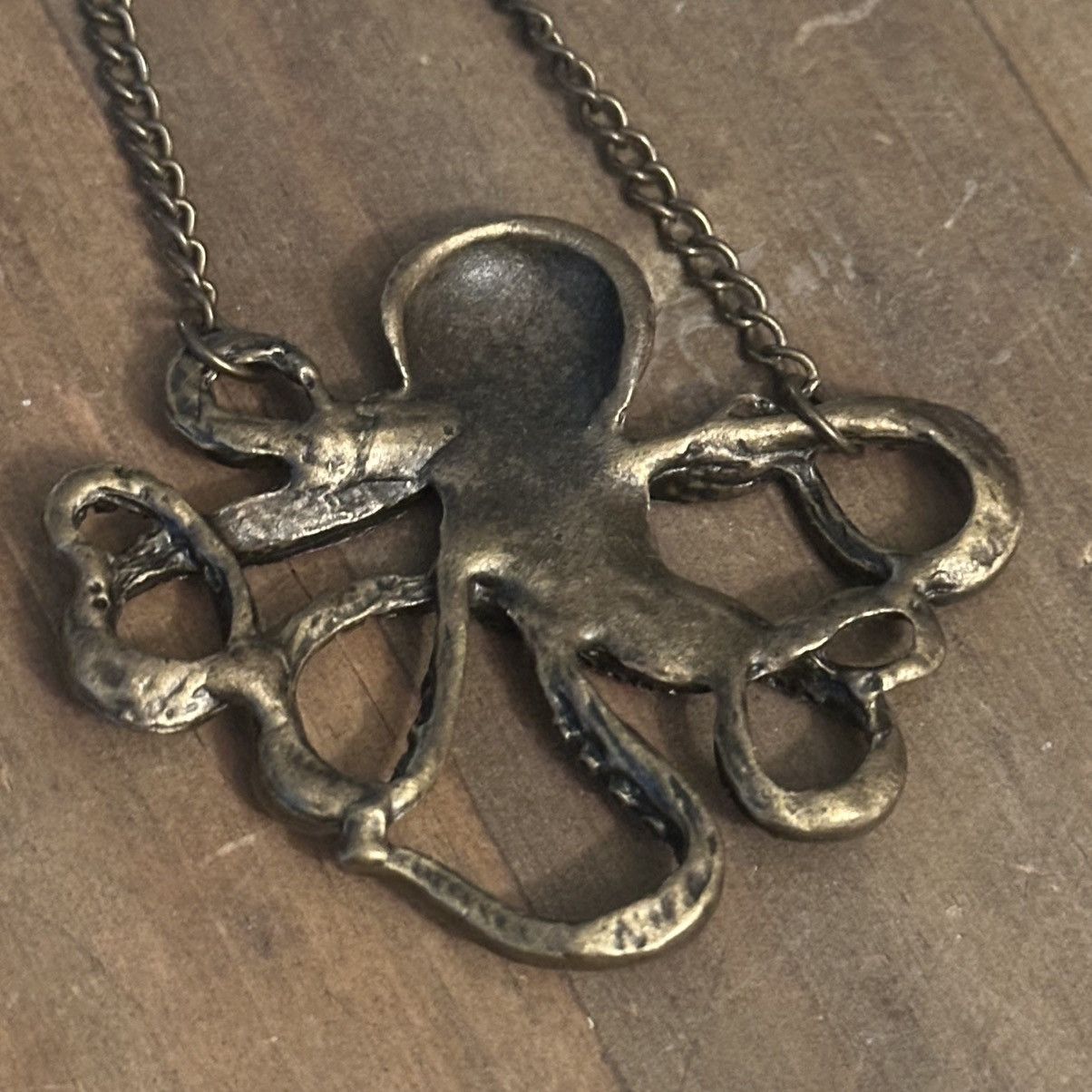 Other Long bronze tone octopus necklace Size ONE SIZE - 4 Thumbnail