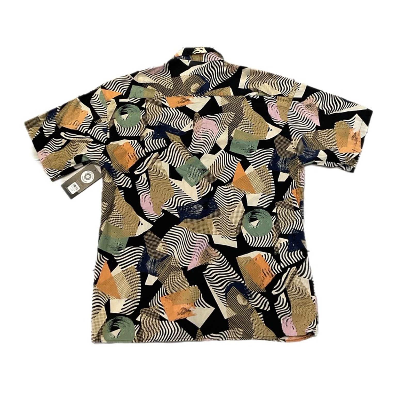 Vintage 90s Expressions Worldwide Abstract Art Button Up Shirt Size US M / EU 48-50 / 2 - 2 Thumbnail